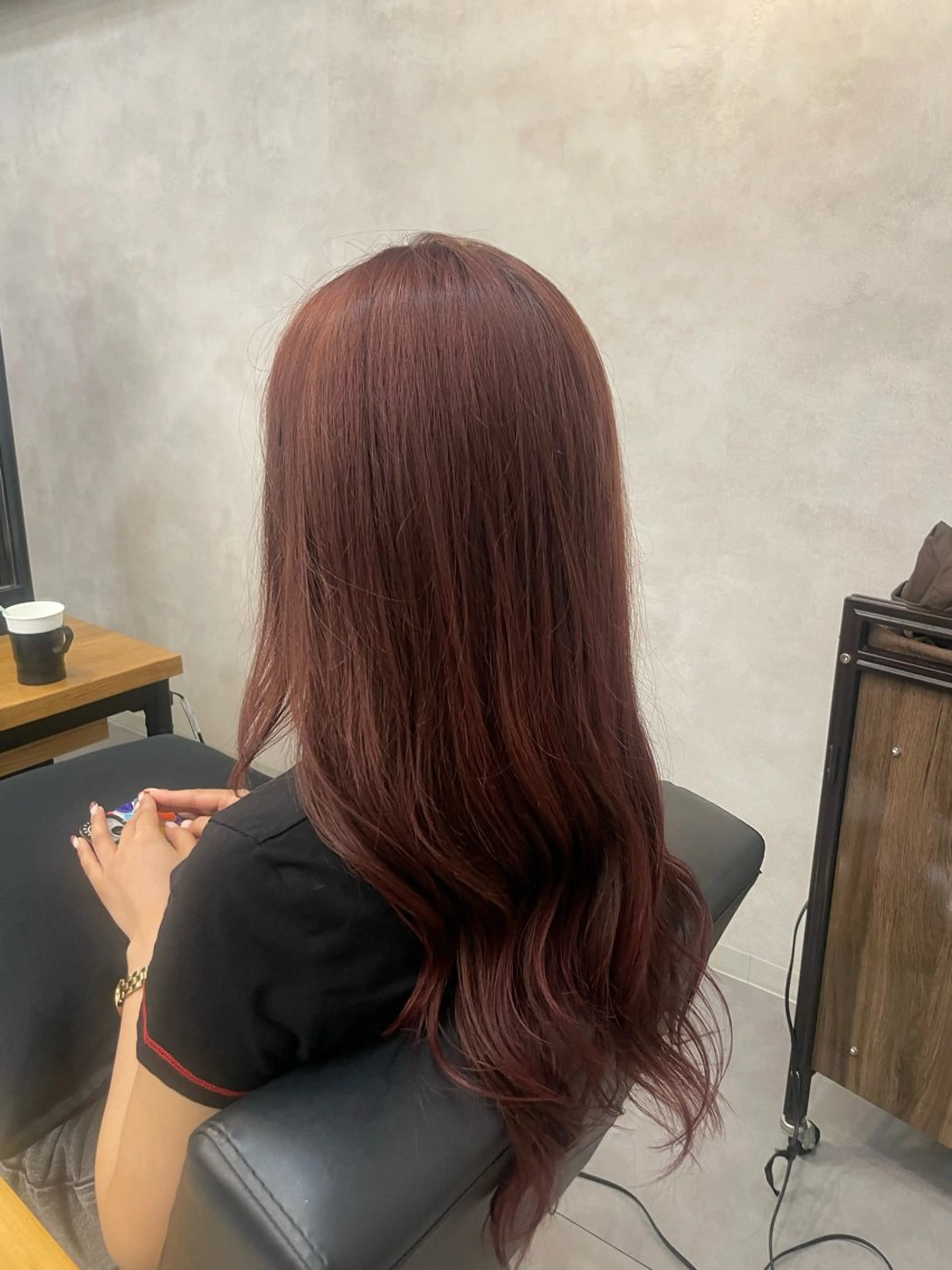 ロング カラー カット ヘアカラー トリートメント 今村 南穂のヘアスタイル