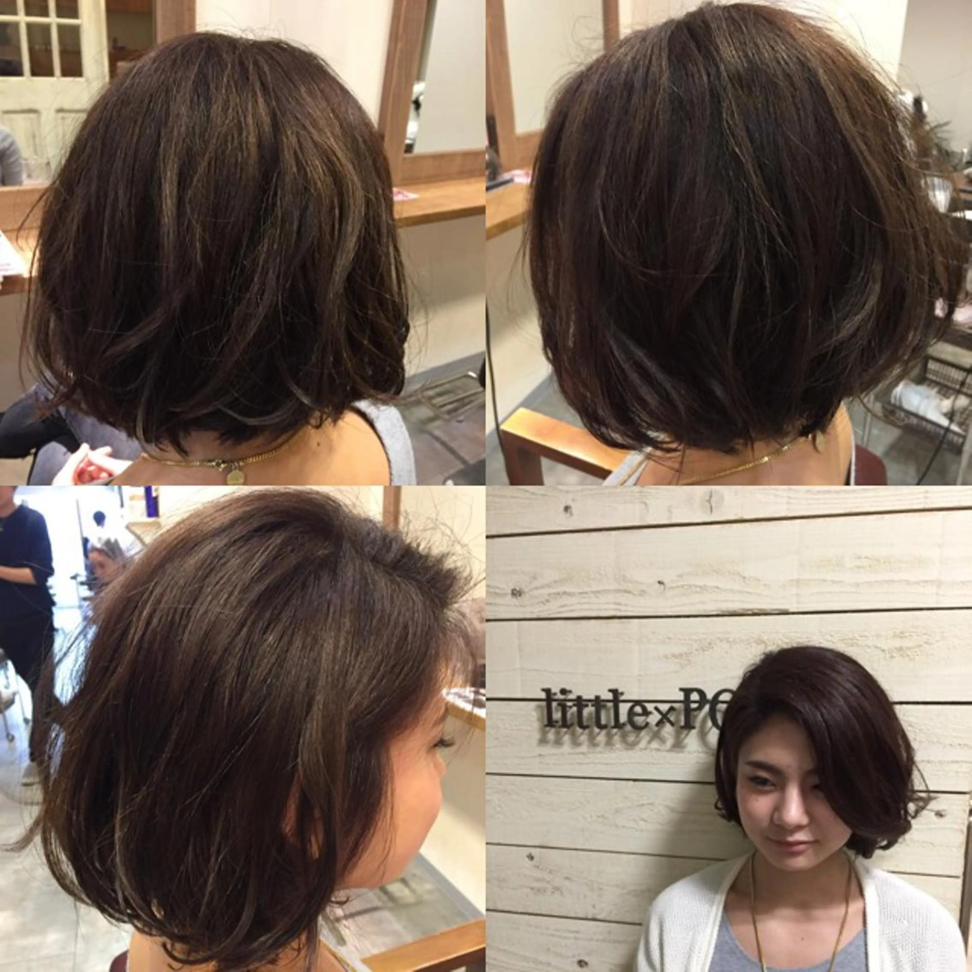 ショート カラー 透明感/ 美髪矯正/田中恭のヘアスタイル
