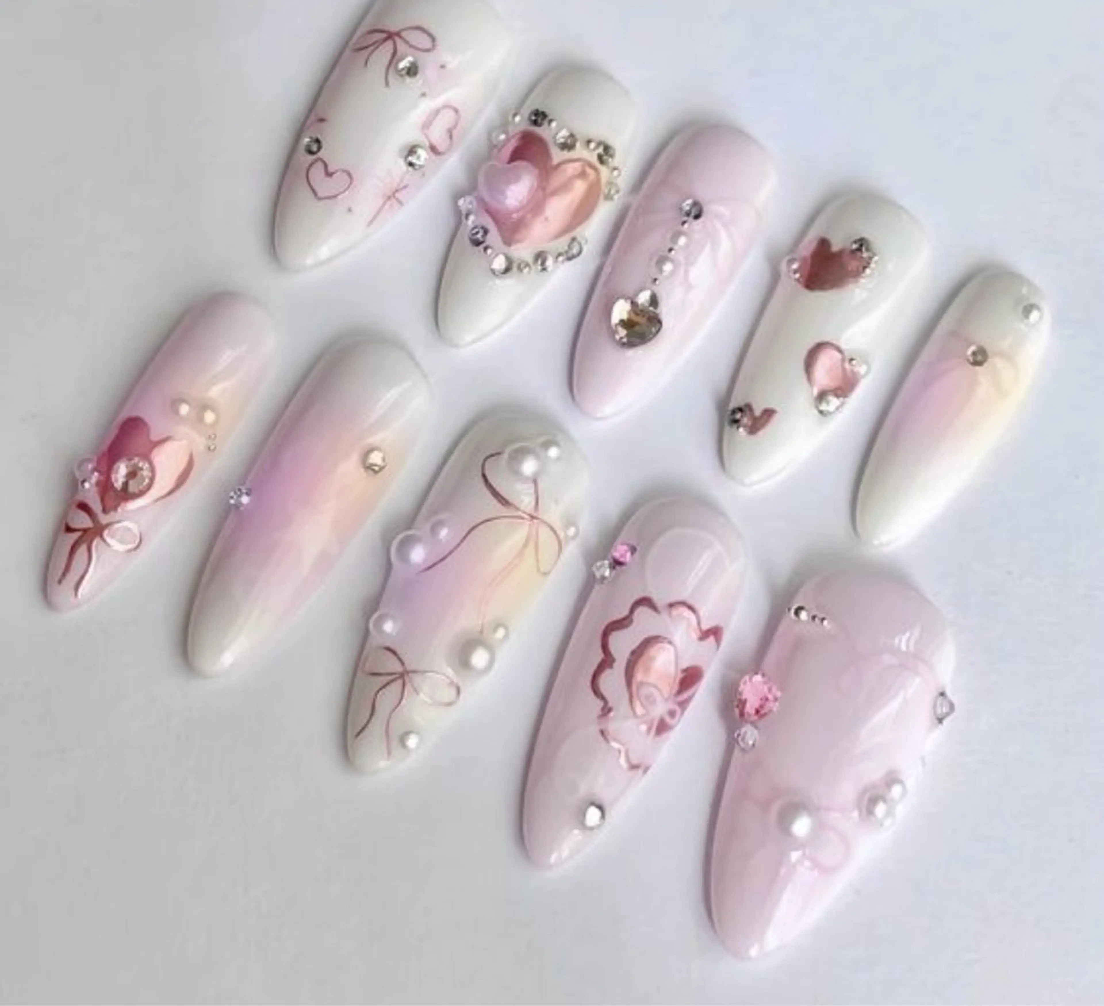 ネイル アートネイル フットネイル フレンチネイル ジェルネイル 韓国ネイル ハンドネイル フットネイル ハンドケア Kawaii Nail Salon所属・Kawaii-jp Tomisatoのネイルデザイン