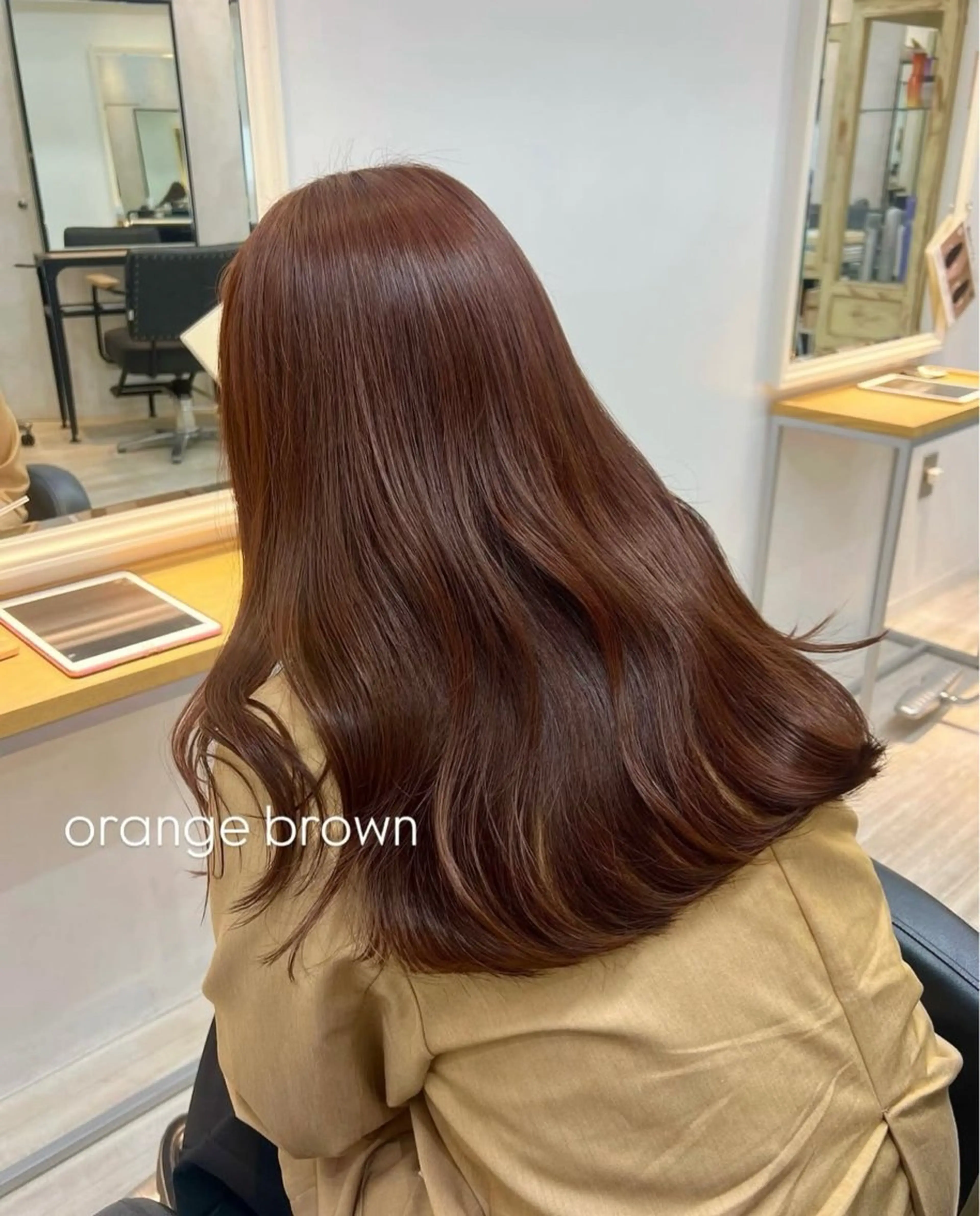 セミロング カット ヘアカラー トリートメント 【女性限定】 田中明莉🎀のヘアスタイル