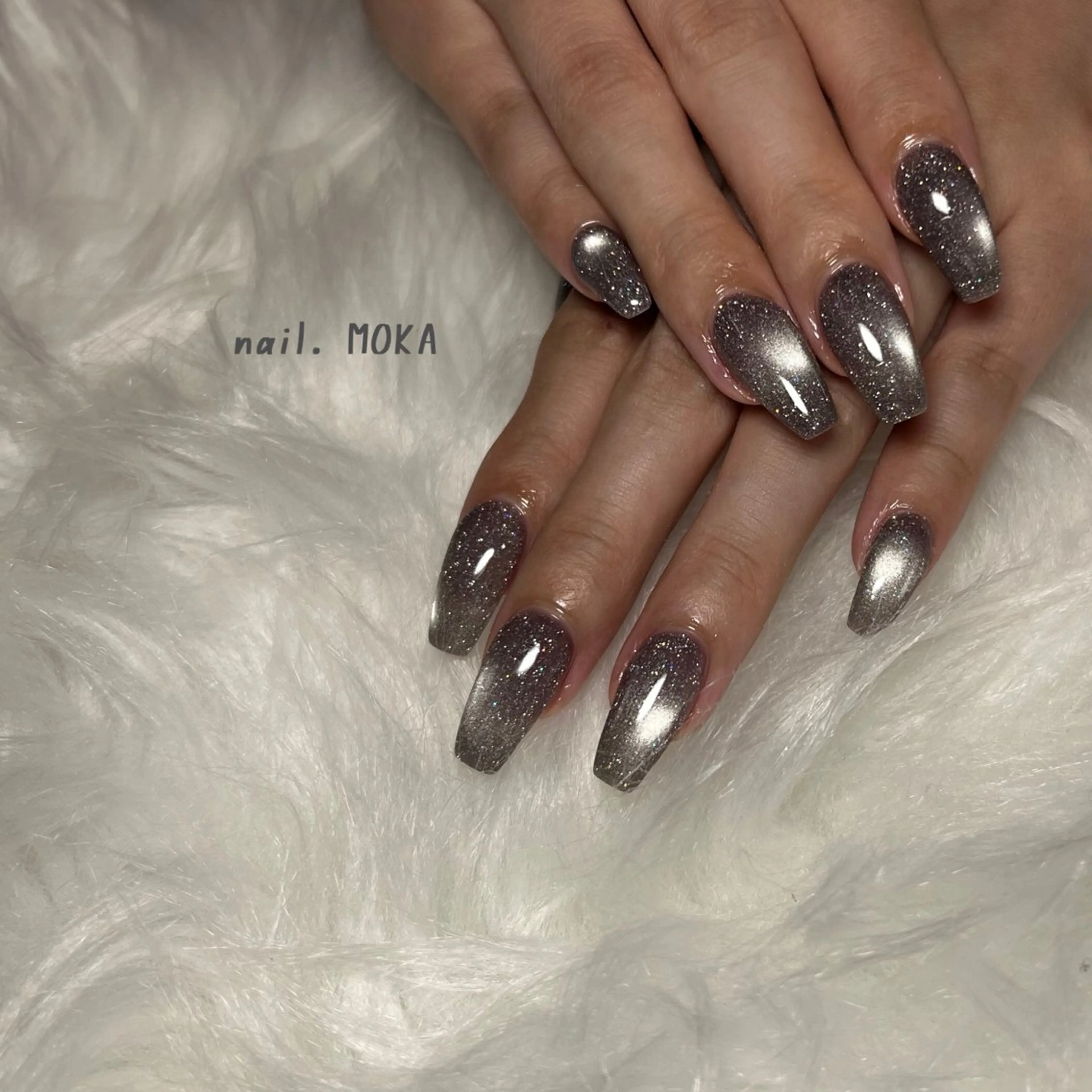ネイル フラッシュネイル フラッシュマグ ハンドネイル nail salon MOKAのネイルデザイン
