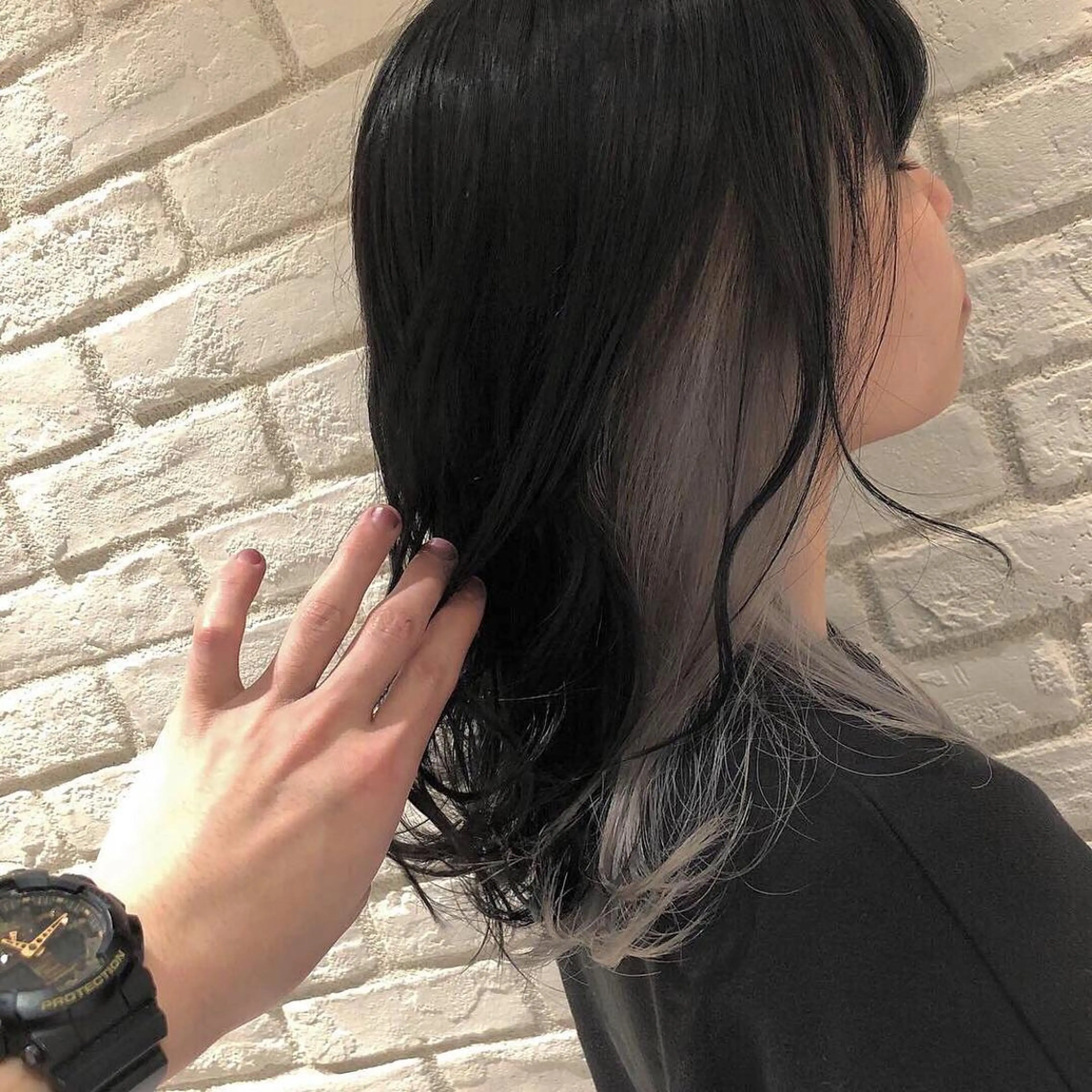 セミロング カラー 【ショート、艶髪】 新海龍哉のヘアスタイル
