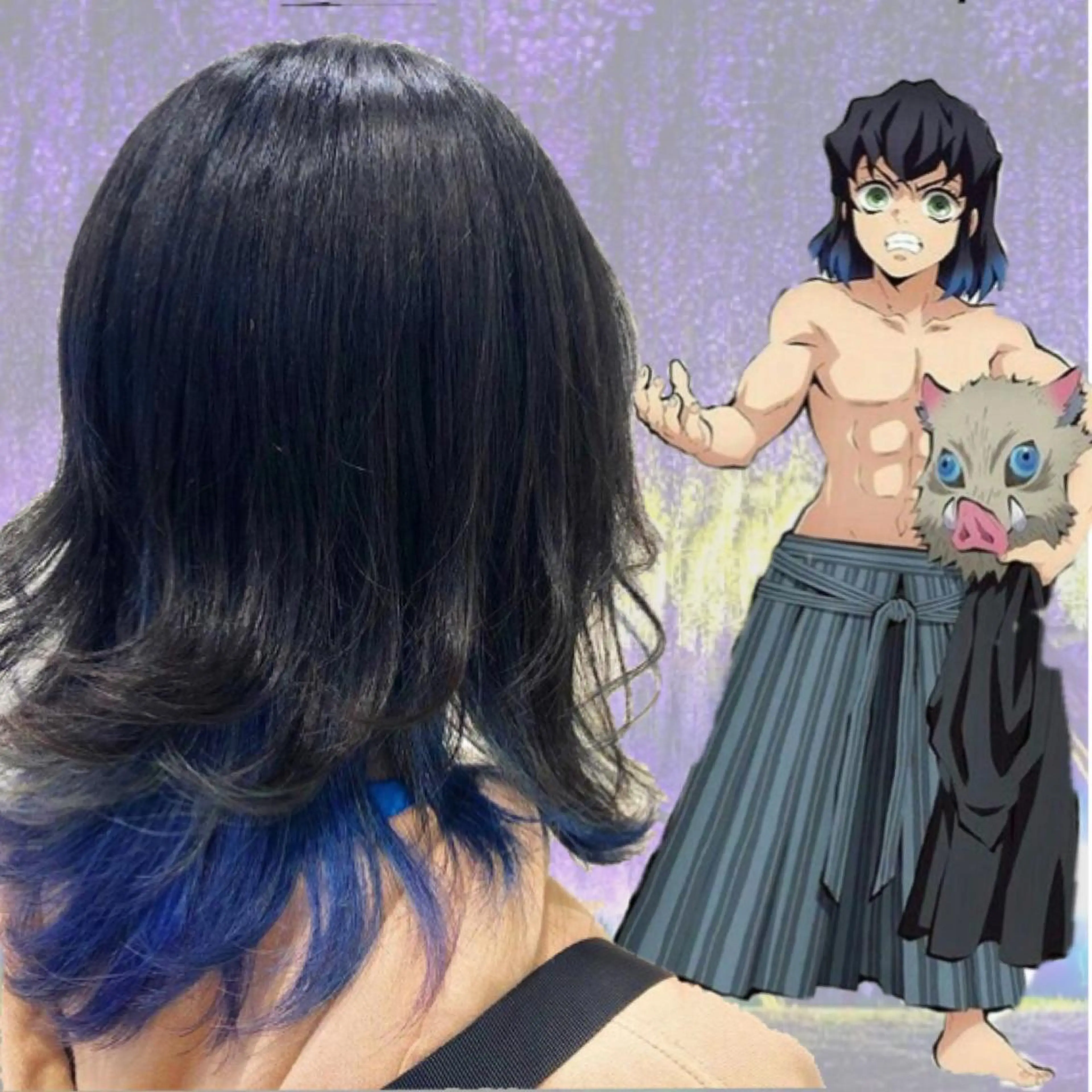 ミディアム カラー ウルフカット ヘアカラー 🌺ウルフカット職人 新垣渚🐺のヘアスタイル