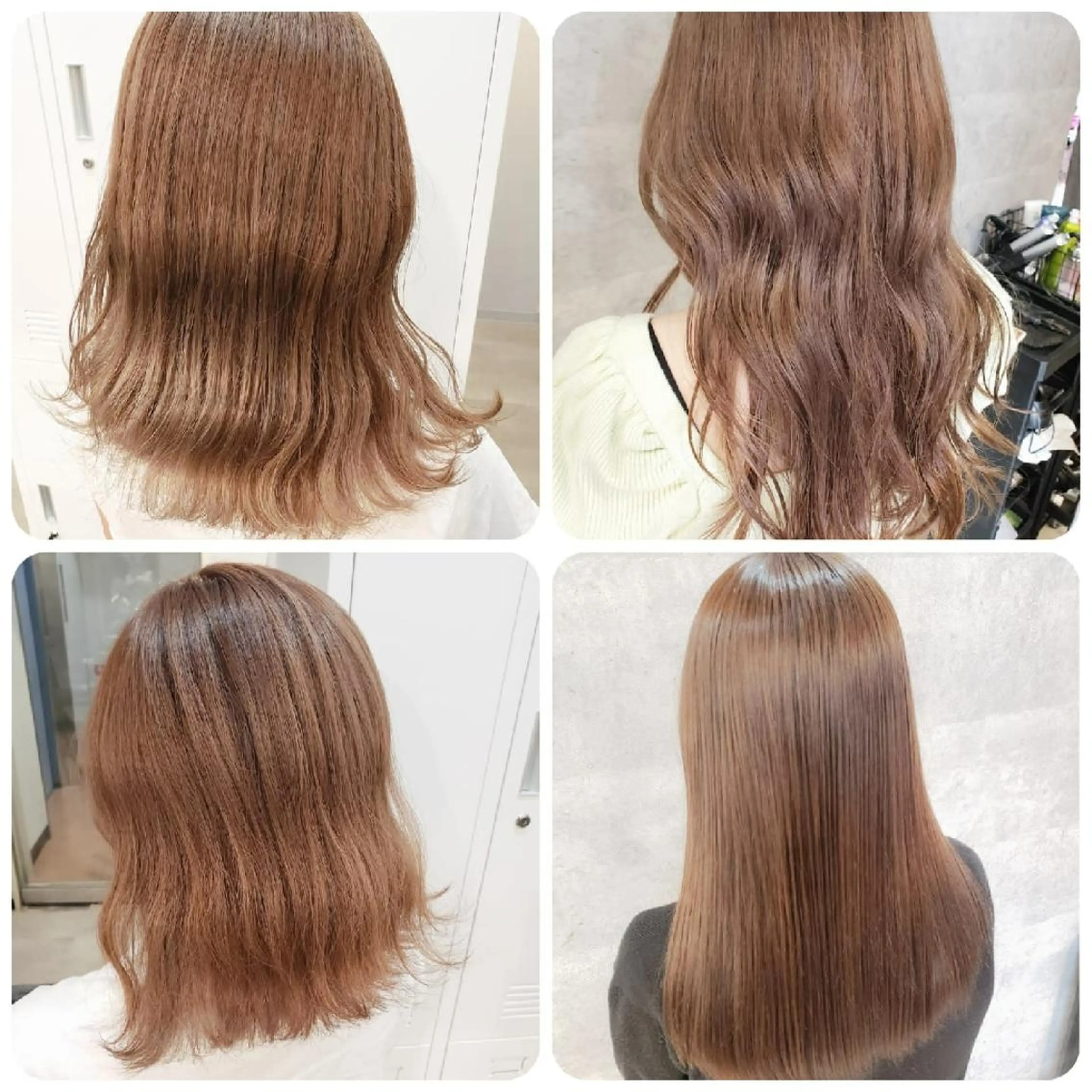 ミディアム カット ヘアカラー トリートメント ミルクティー特化 🌈島内　琢真🌈のヘアスタイル