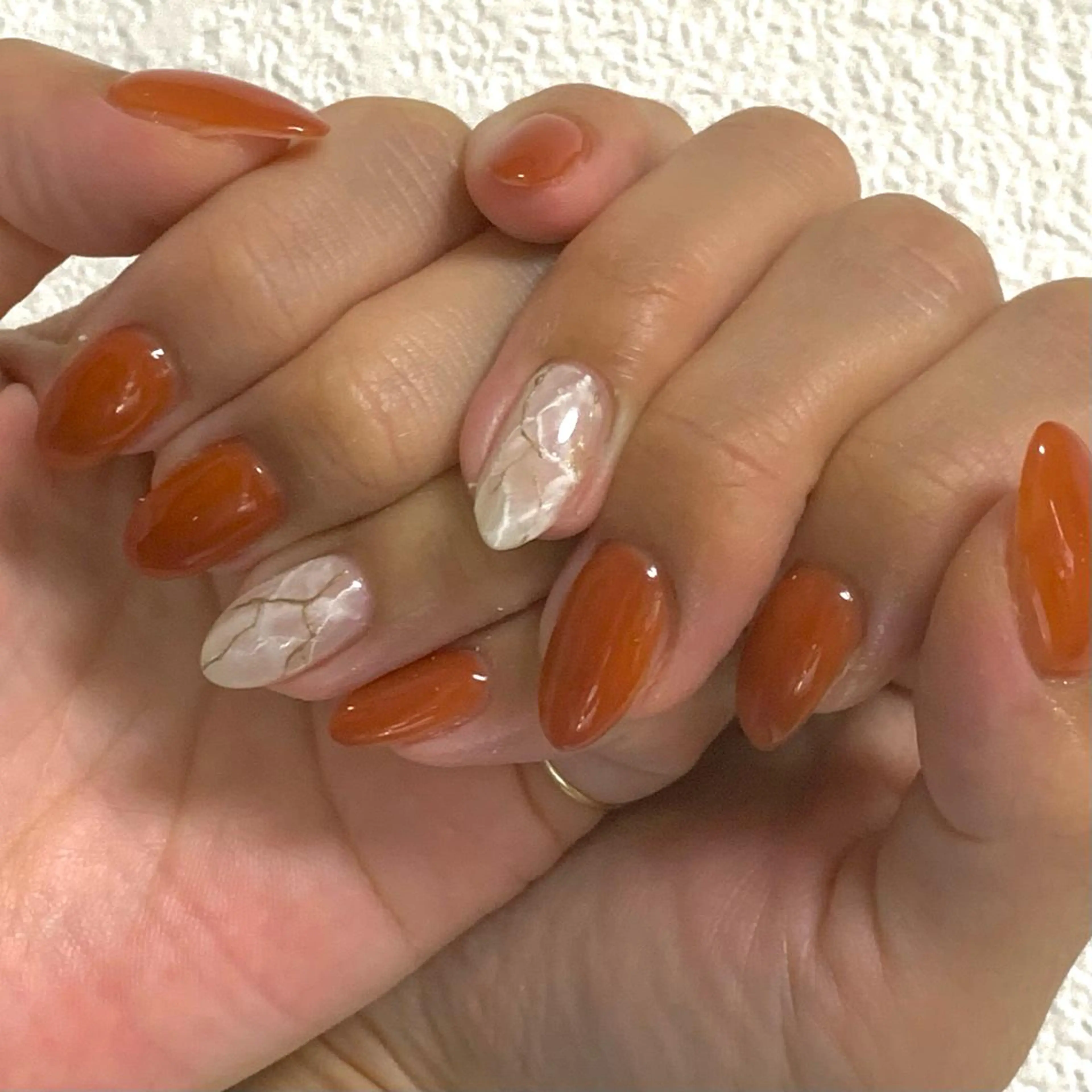 ネイル ハンドネイル καρδιά -ｶﾙﾃﾞｨｱ-のネイルデザイン