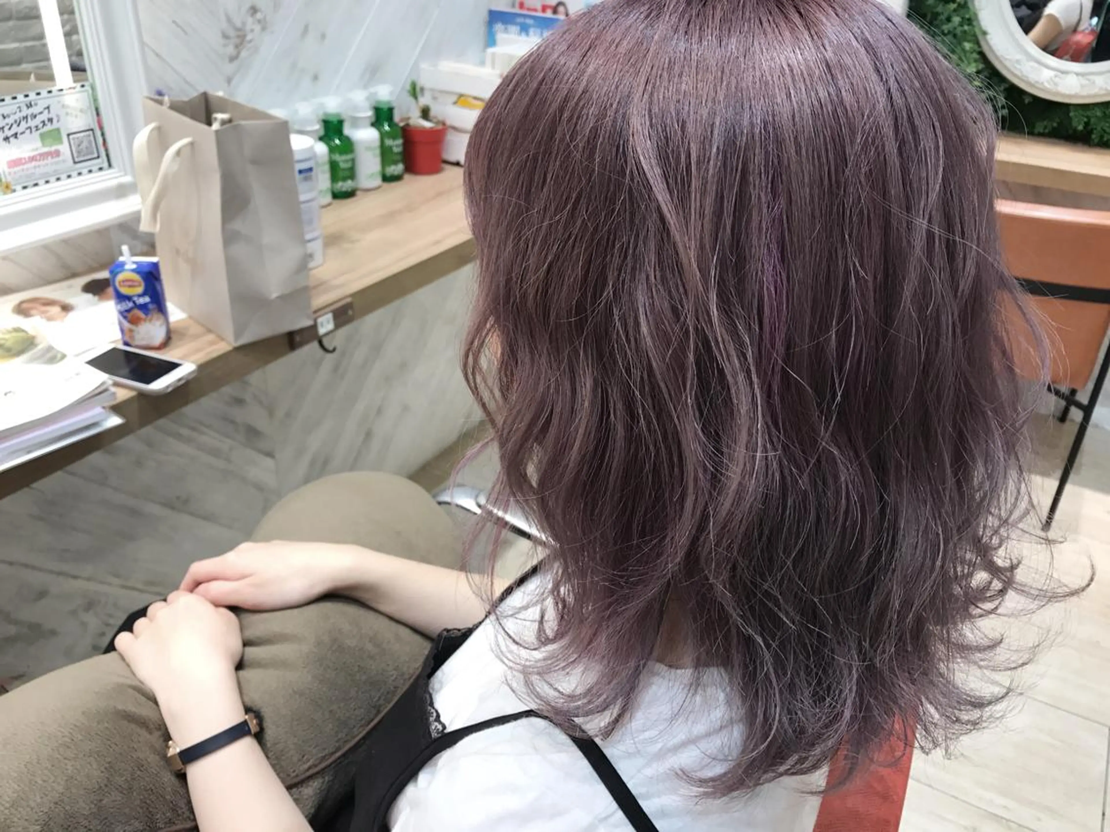 ミディアム カラー 吉岡 三四朗のヘアスタイル