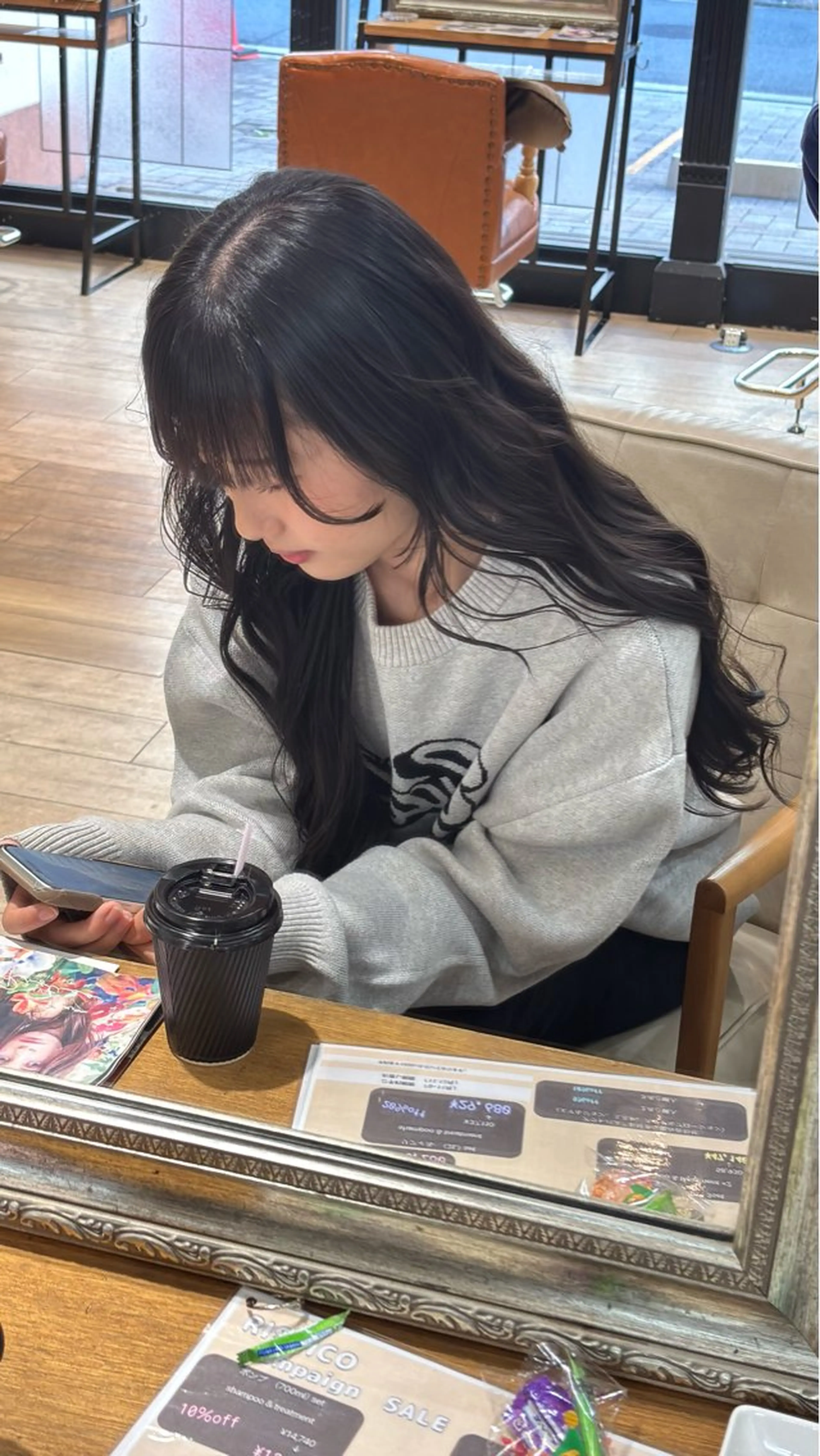 ロング カラー ロング カット ヘアカラー Fukuma Karinのヘアスタイル