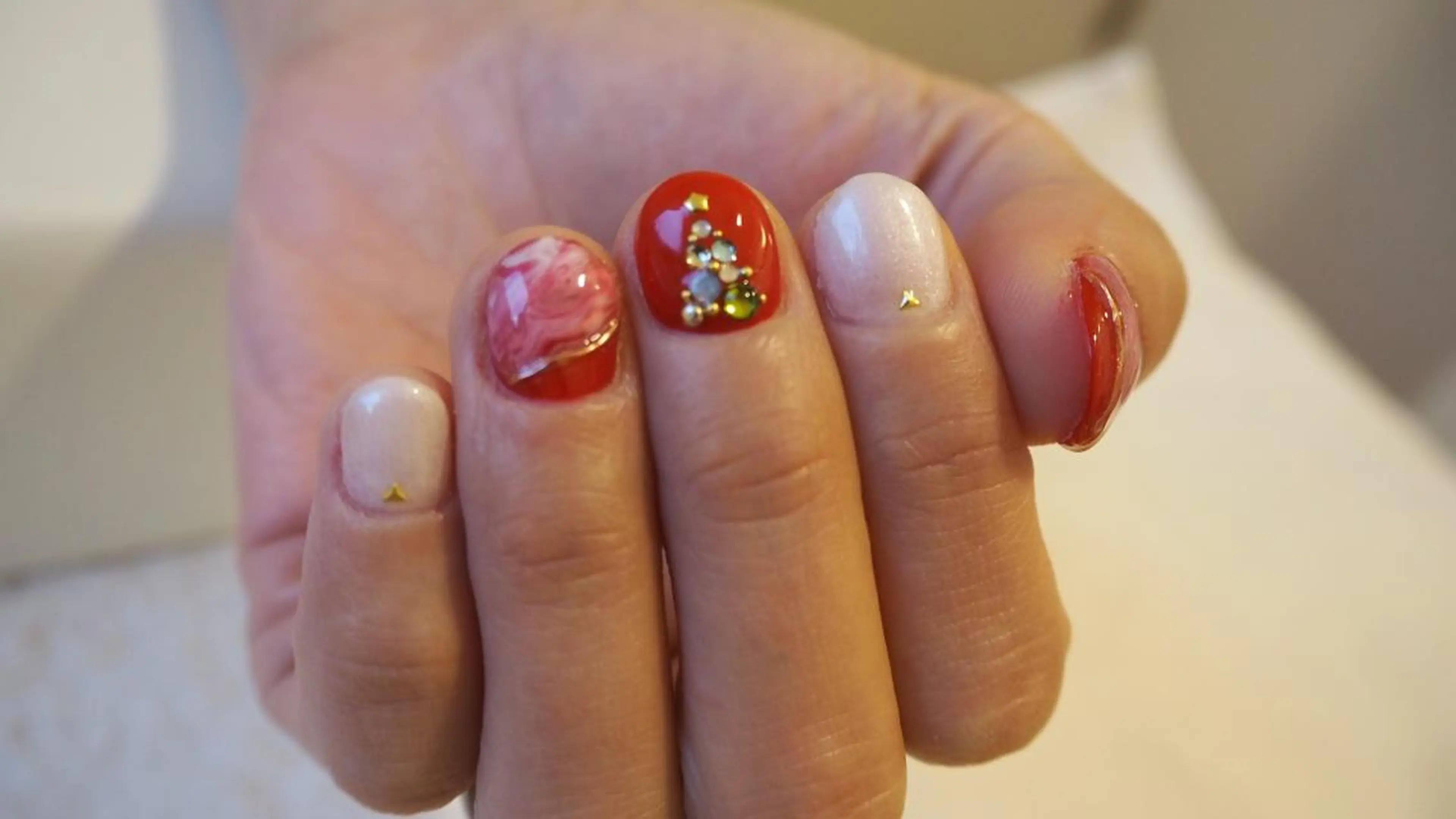 ネイル 冬ネイル クリスマス おうちのネイルサロン　konpeiTou〜こんぺいとう〜所属・おうちのネイルサロン KonpeiTouのネイルデザイン