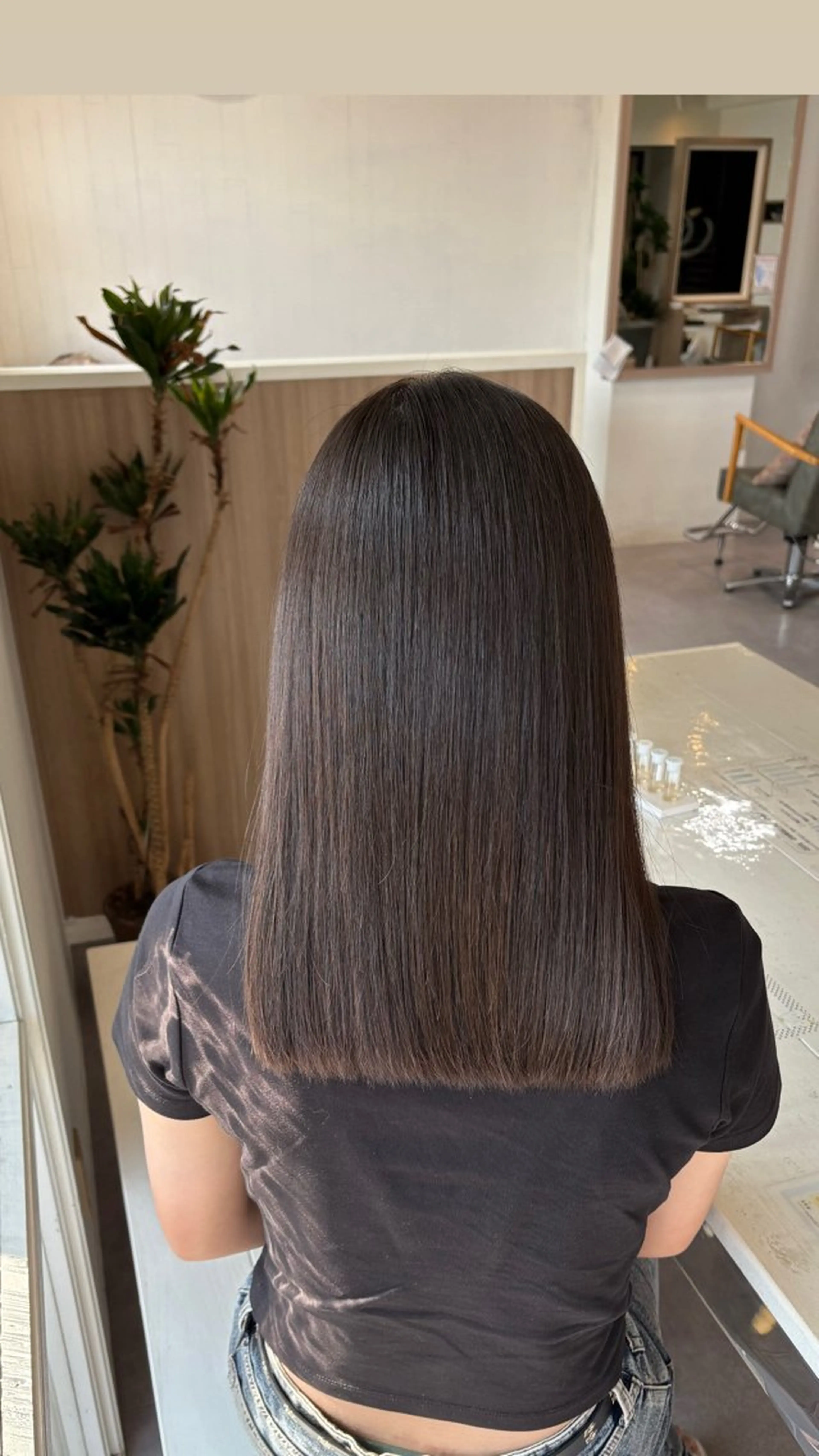 ロング 縮毛矯正 高橋 真歩のヘアスタイル