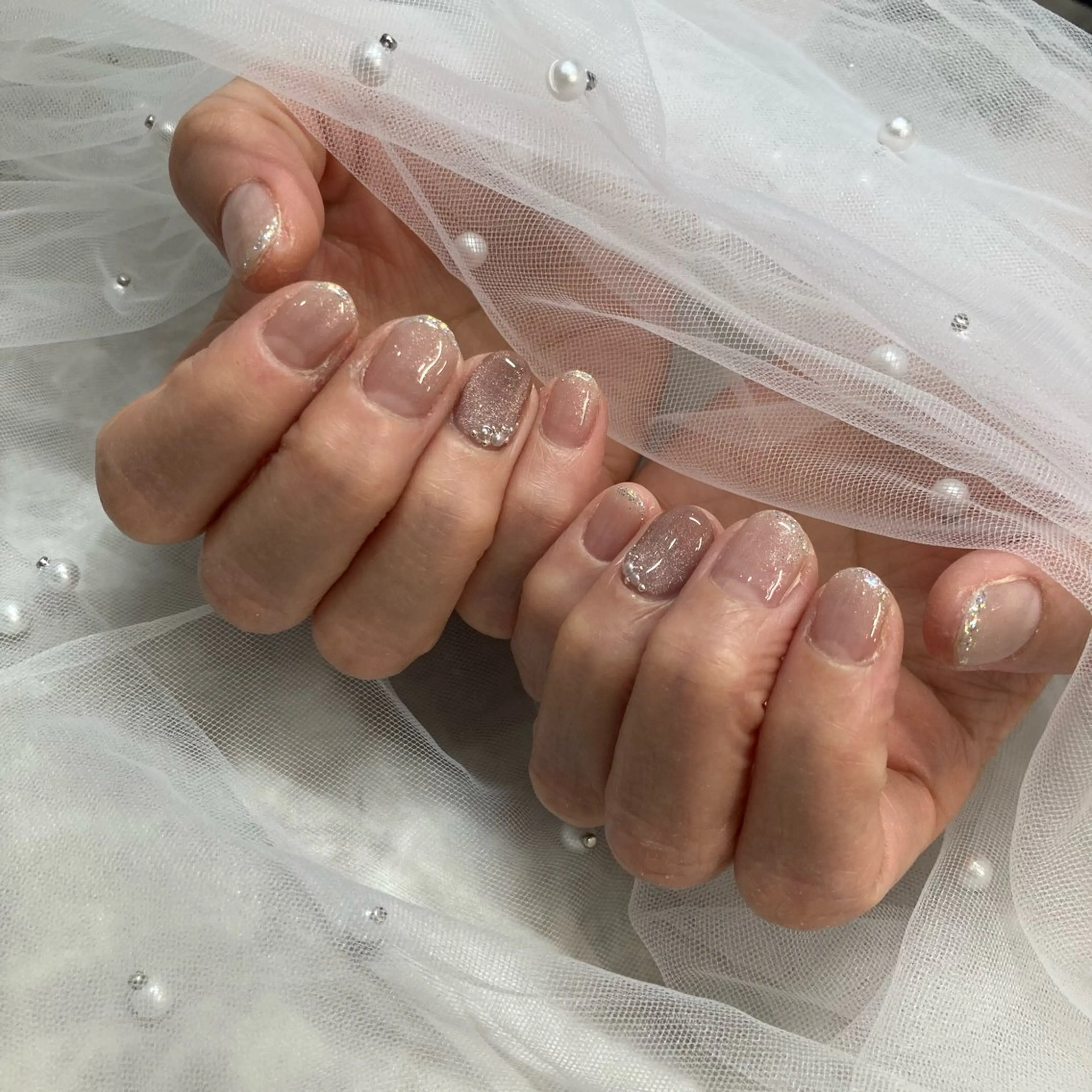 ネイル ラメ(グリッター) nail salon share所属・Share wakanaのネイルデザイン