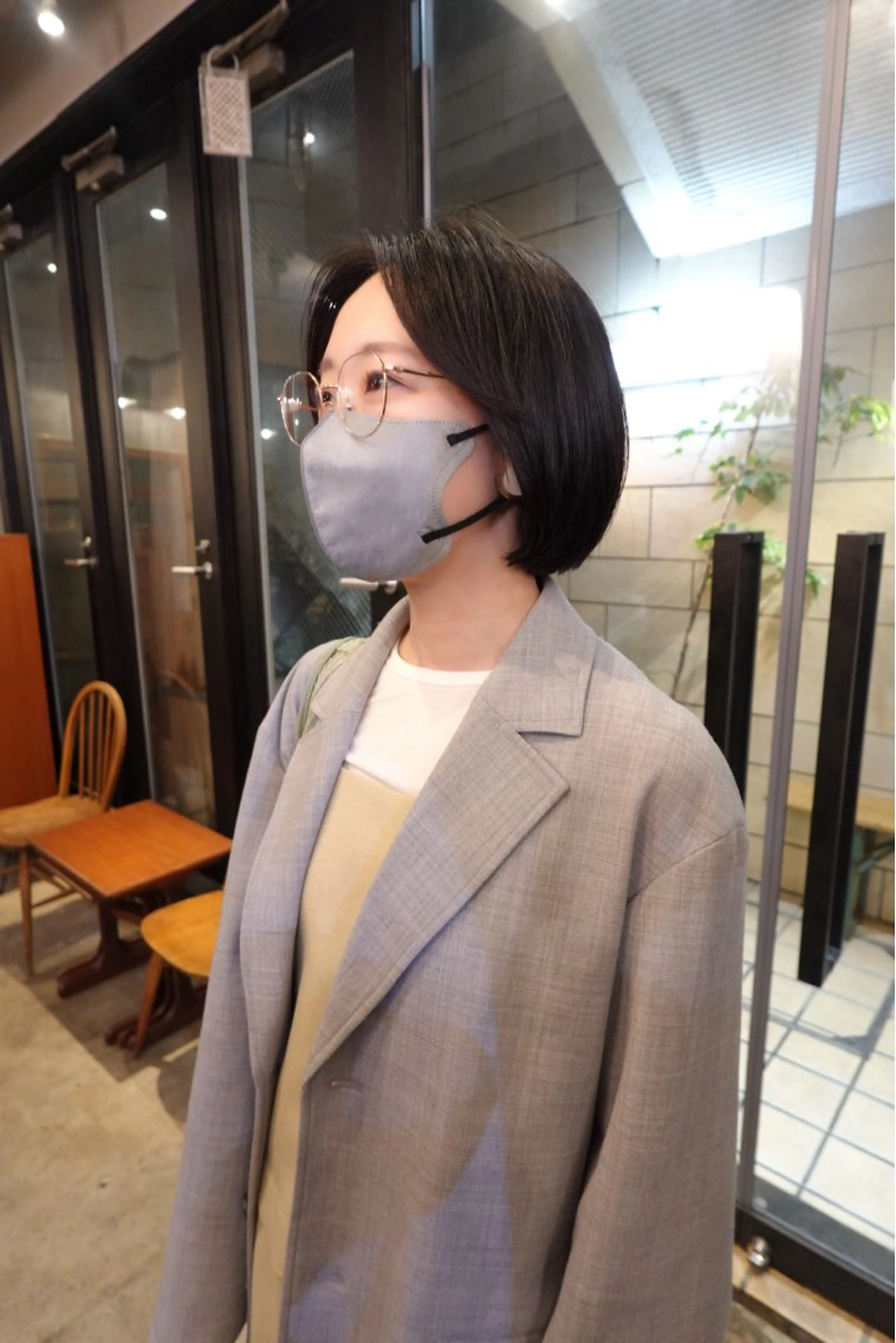 ミディアム 🍁レイヤー.ニュア ンスパーマ.🍁陸来のヘアスタイル