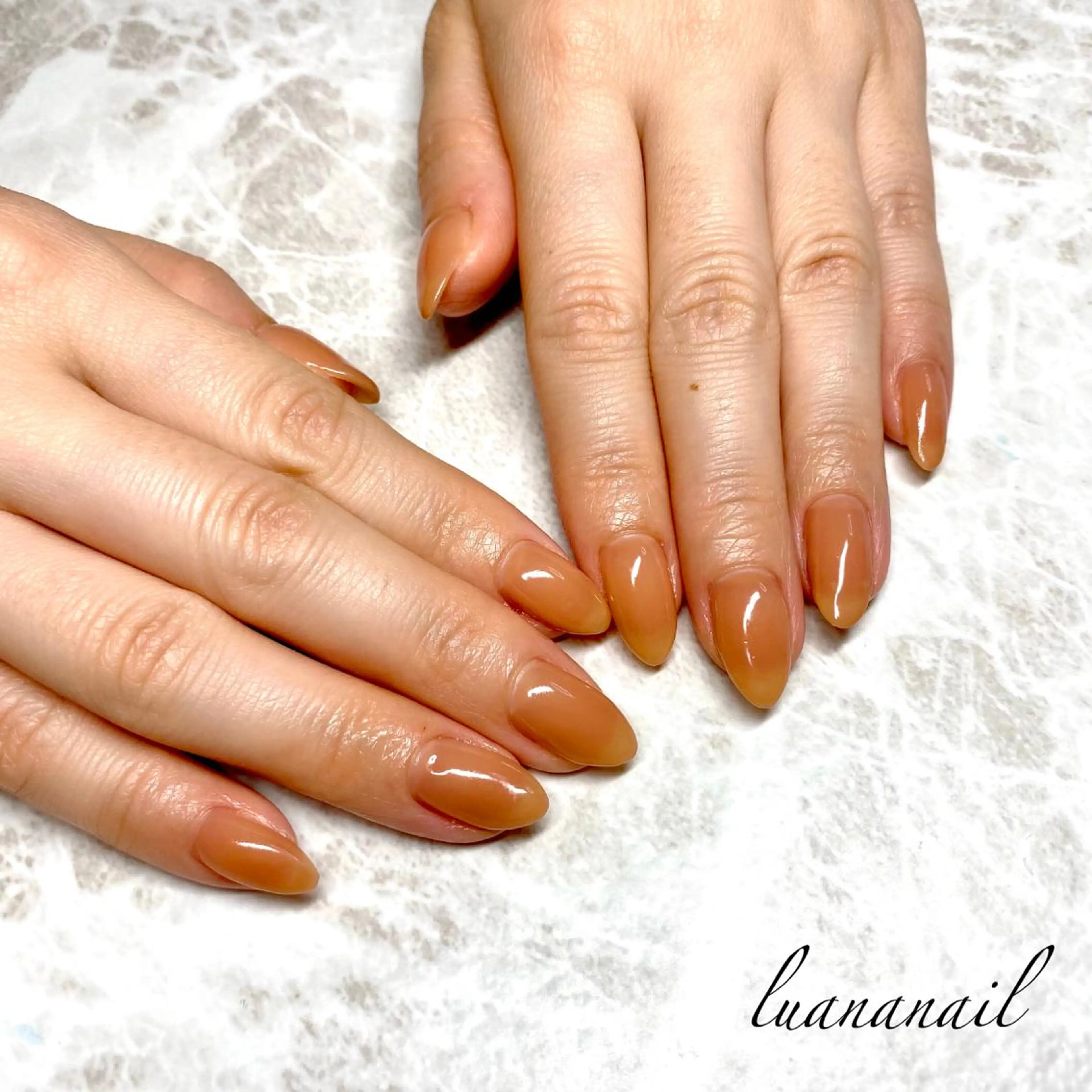 ネイル ワンカラーネイル ハンドネイル luana nailのネイルデザイン