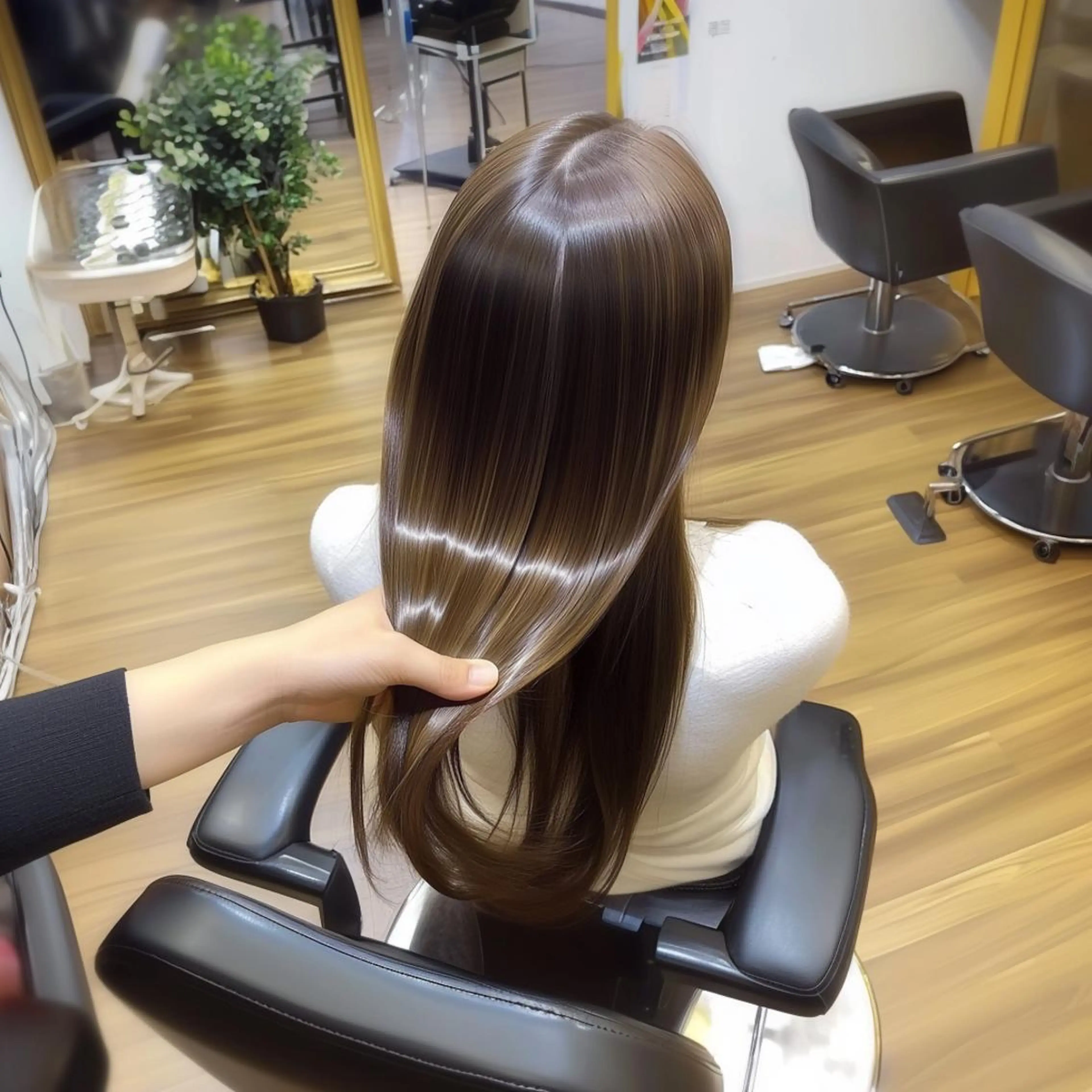 カラー トリートメント corazon ブリーチのヘアスタイル