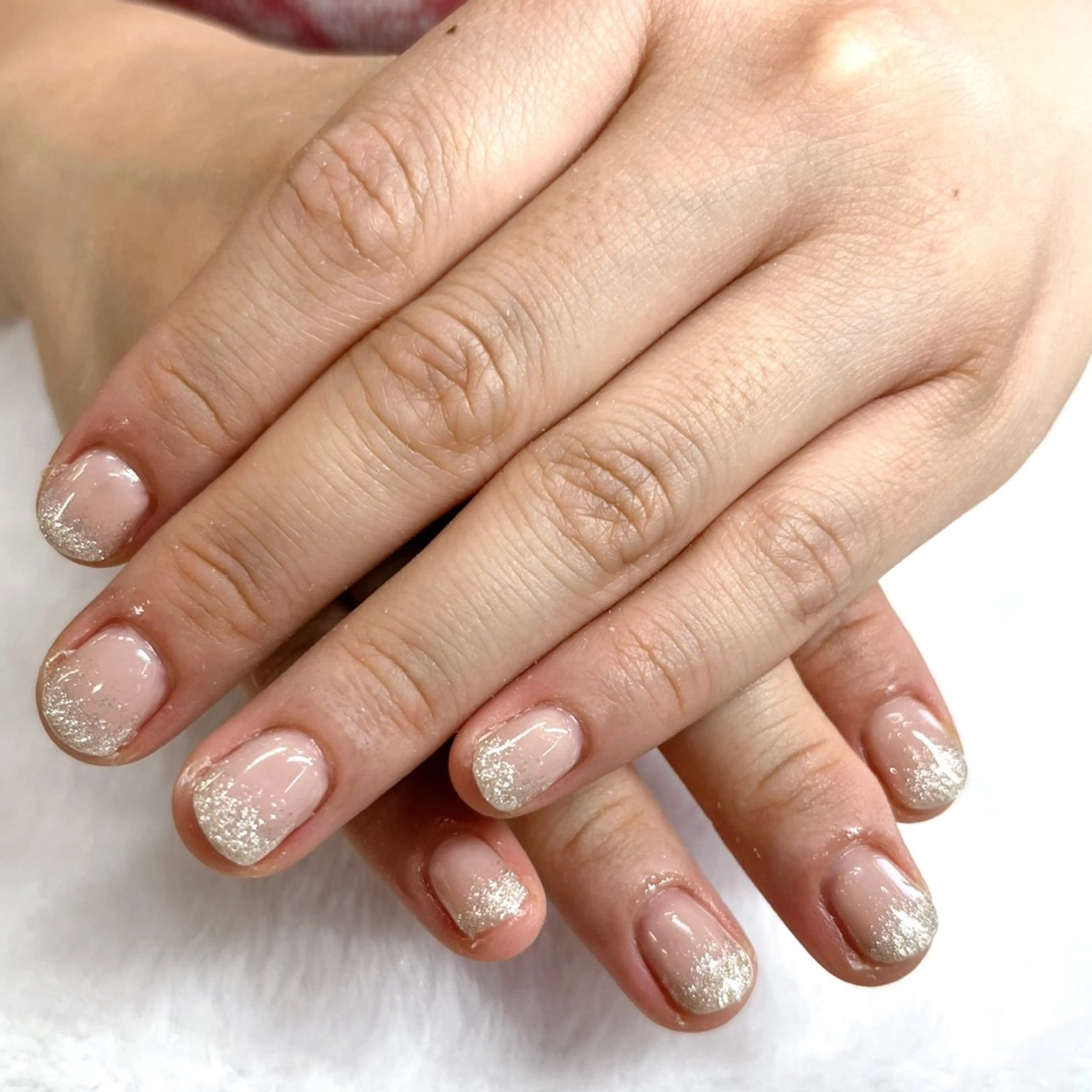 ネイル ラメ(グリッター) ラメグラデーション TRU NAIL＆EYE 上野店【トゥルーネイル＆アイ】所属・TRU ももかのネイルデザイン