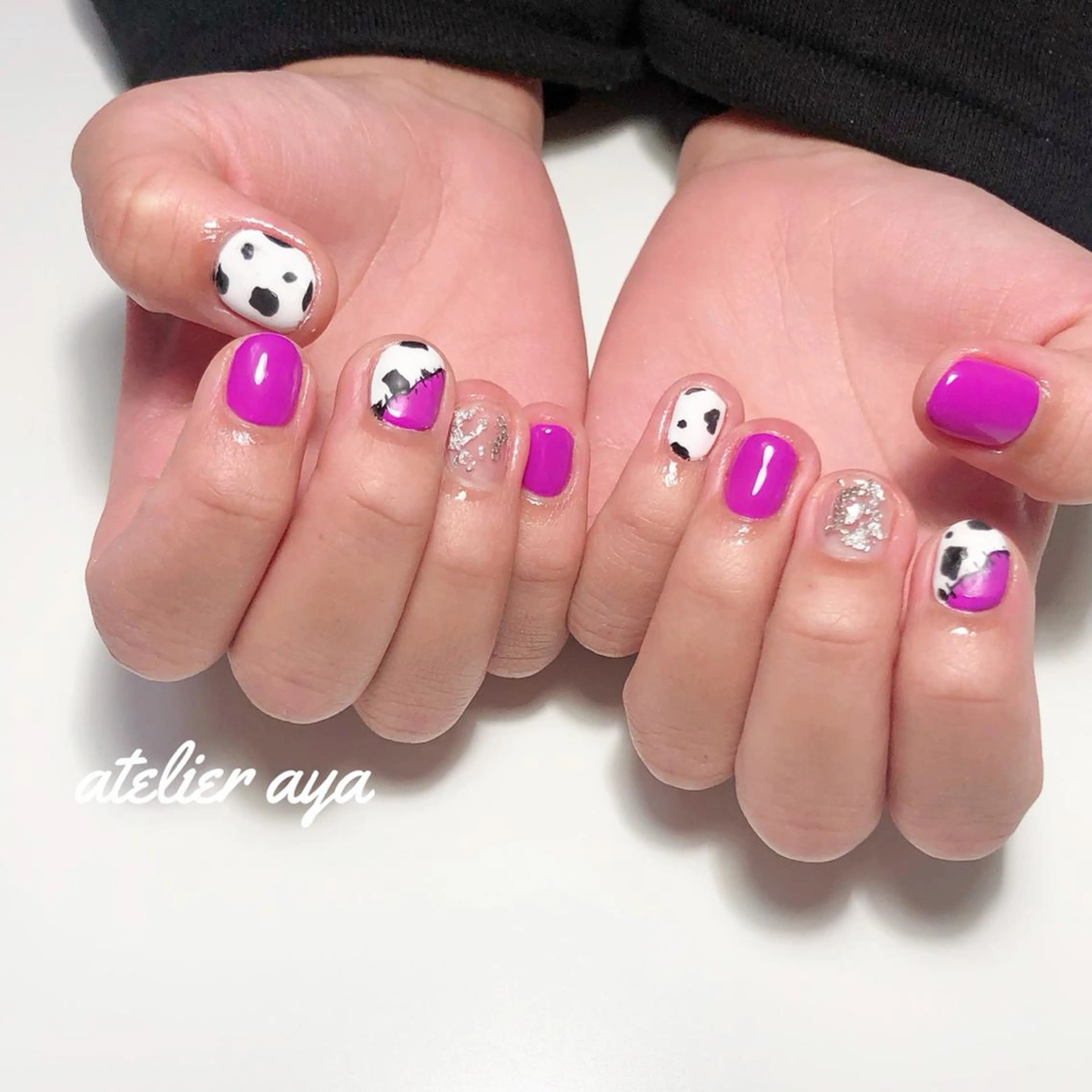 ネイル パープル 北名古屋♡ ayanaのネイルデザイン