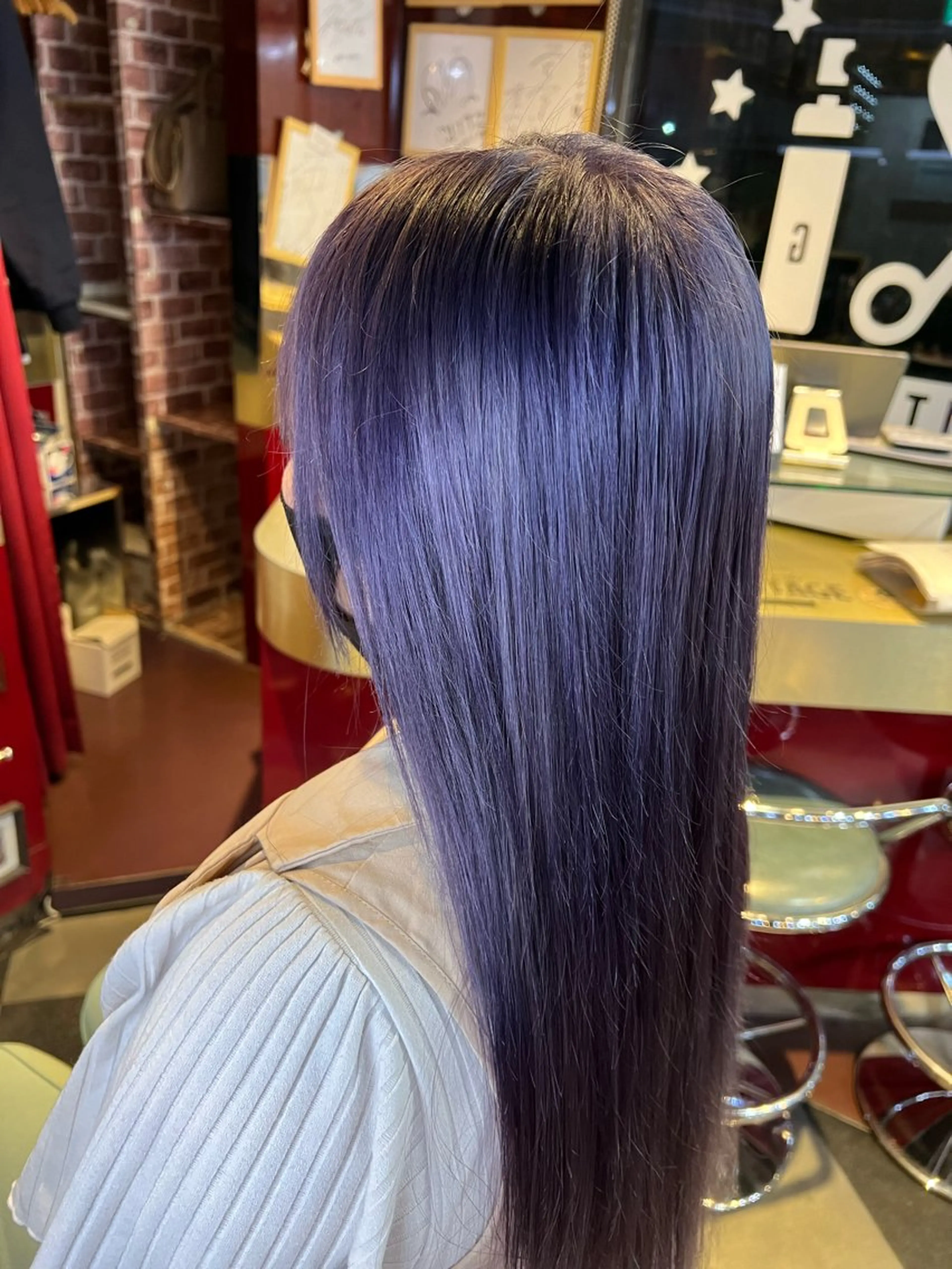 ロング カラー ヘアカラー ⚡GLITZ⚡️平林 侑馬　特殊/カットのヘアスタイル