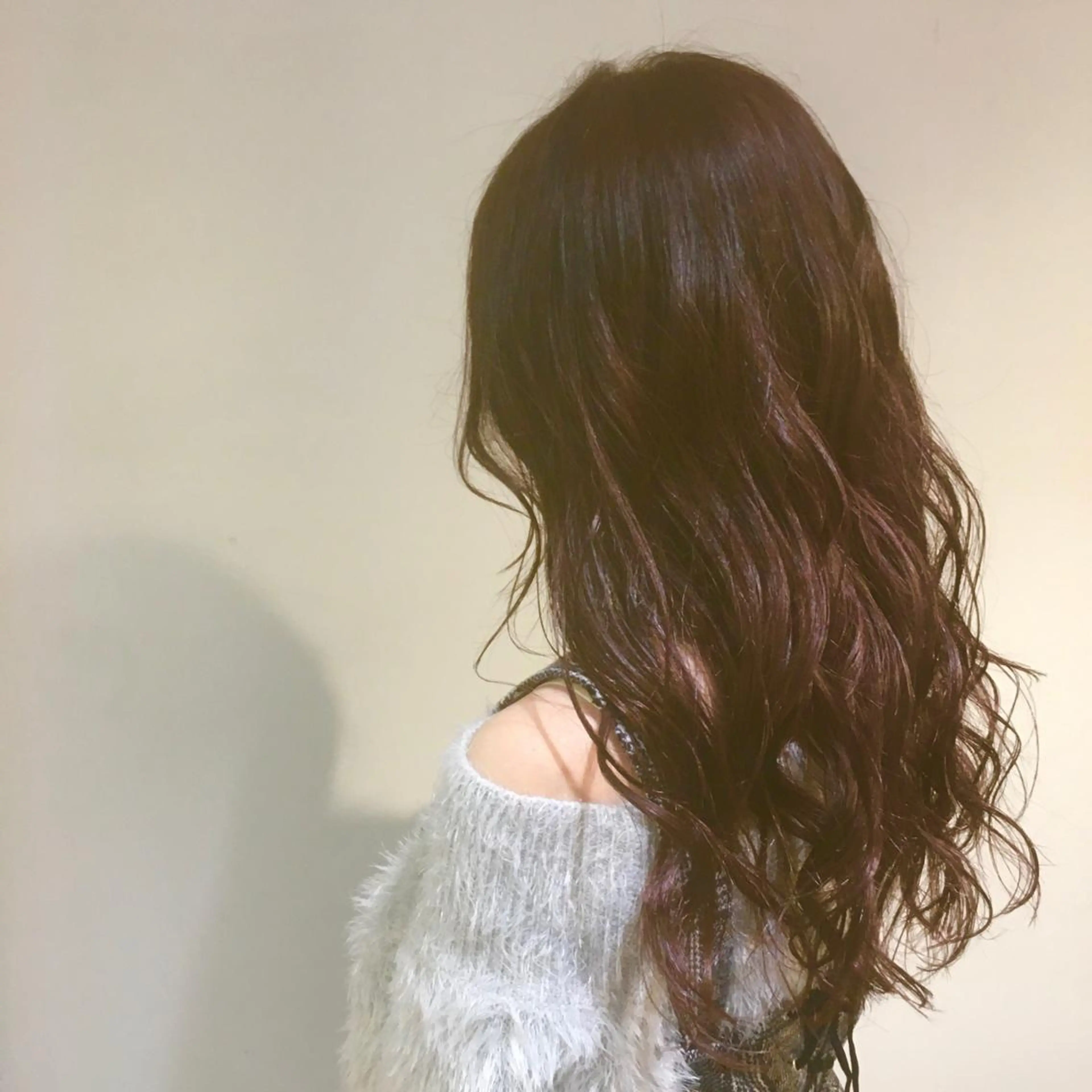 ロング カラー カット ヘアカラー しのはら まどかのヘアスタイル