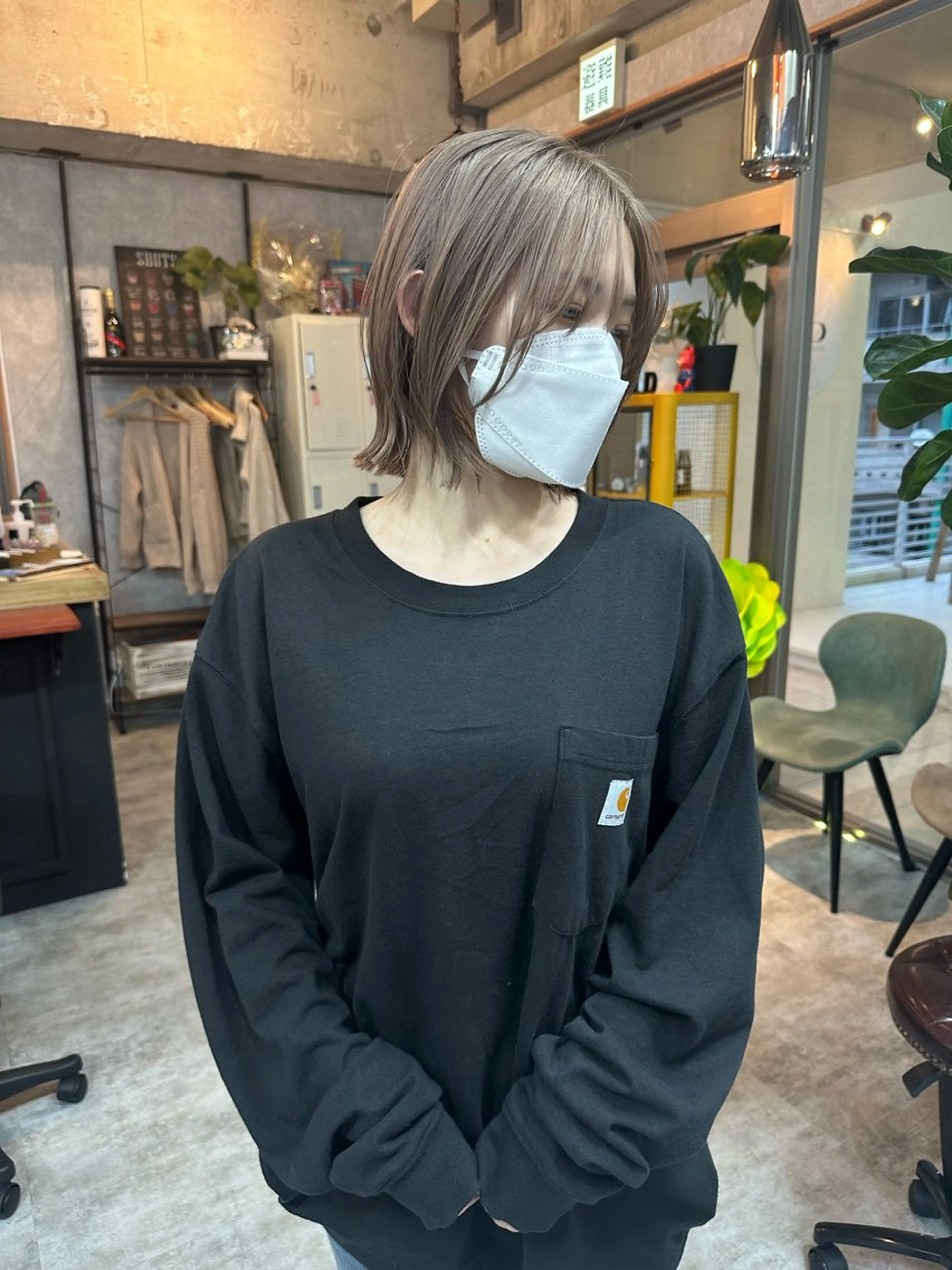 ショート 切りっぱなしボブ ショートボブ ハンサムショート 丸みショート ボブ カット ヘアカラー トリートメント C’LD hair  produce /シールドヘア所属・モテ髪/ボブ/ショー ト/アダチフウトのヘアスタイル