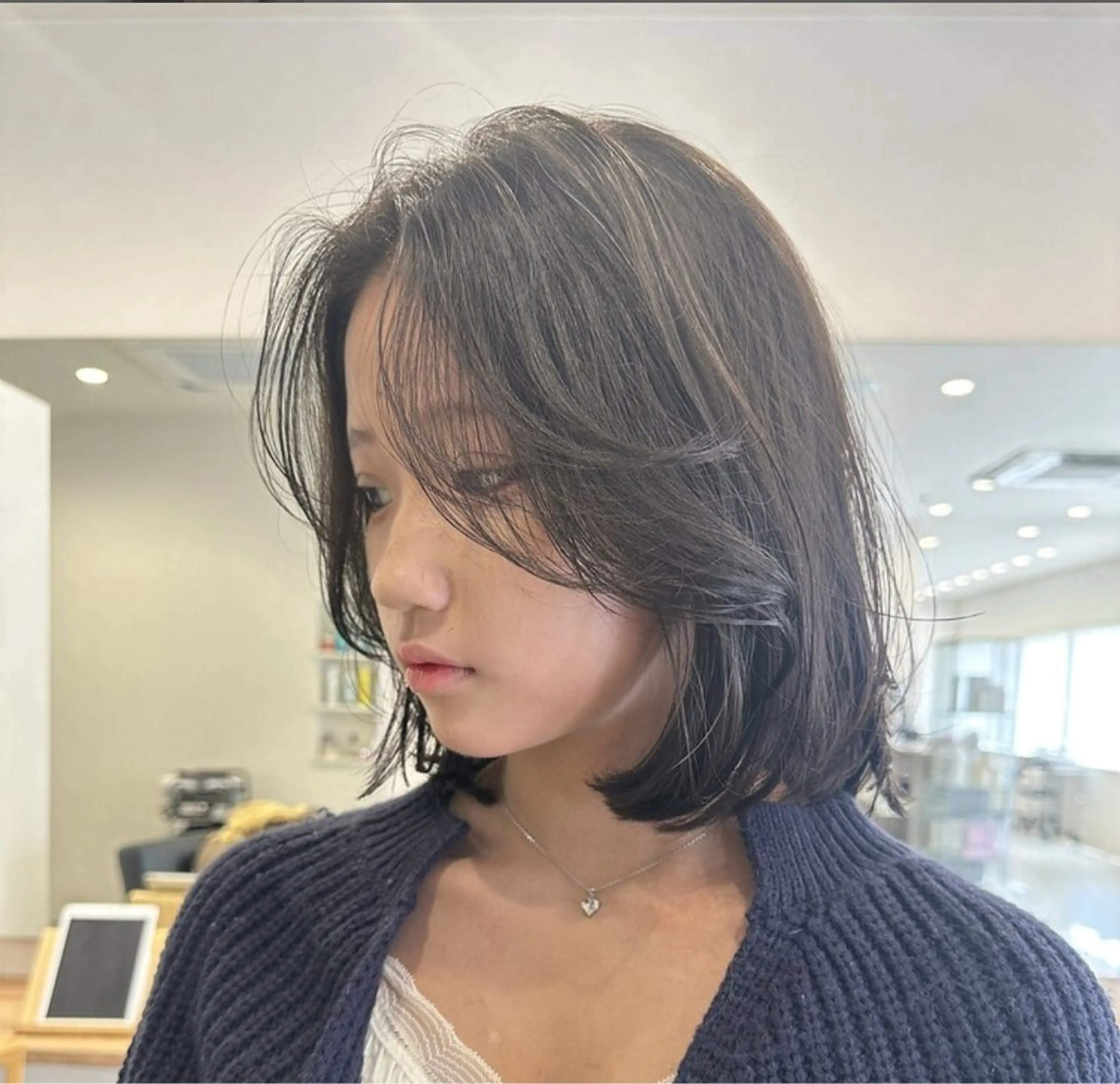 骨格似合わせレディースカット4400円の写真