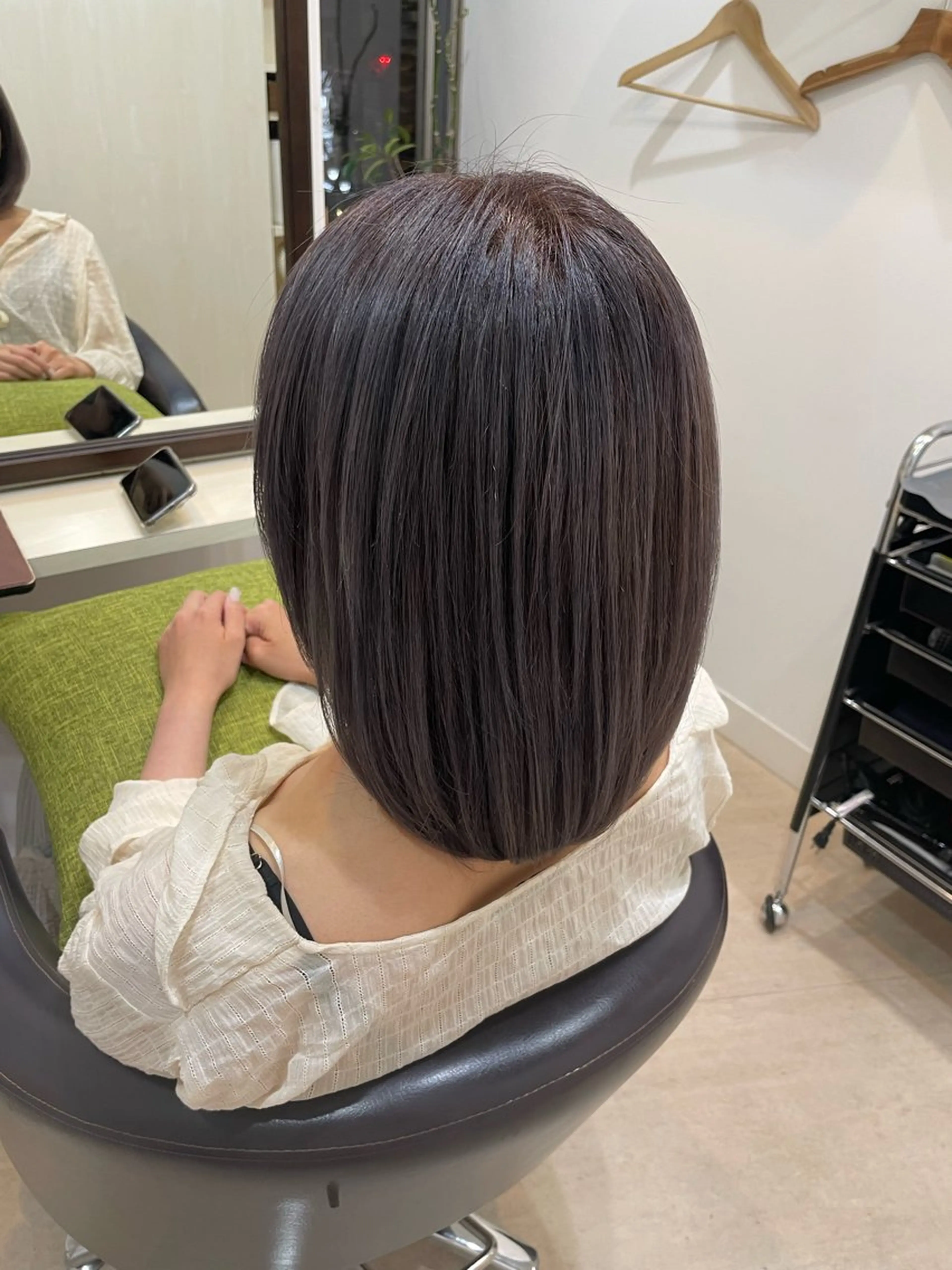 ミディアム カラー ベージュカラー ラベンダーカラー ラベンダーベージュ 🫧arisa🫧 レイヤー/アレンジのヘアスタイル