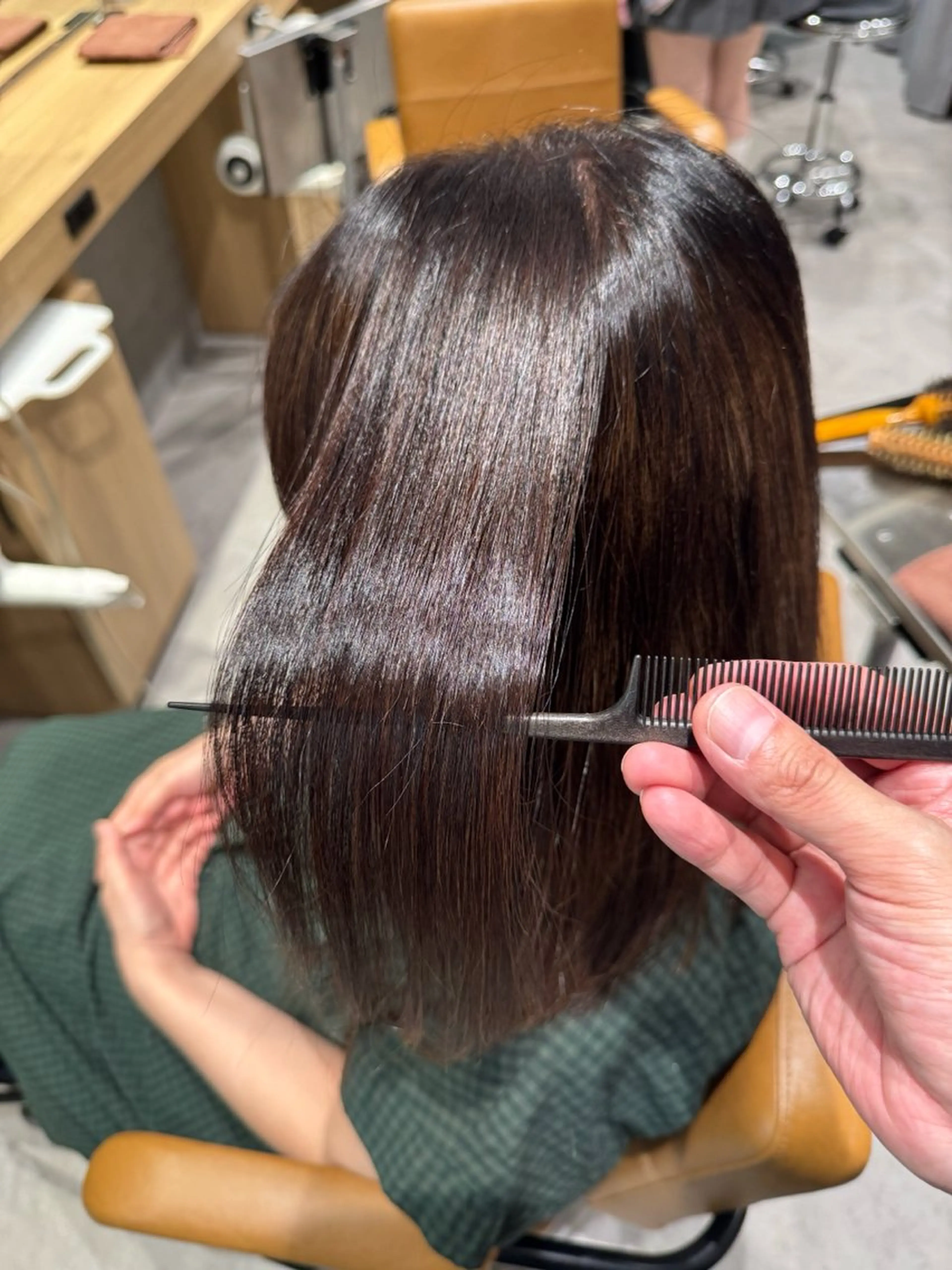 ミディアム カラー ヘアカラー 須田 柚希のヘアスタイル