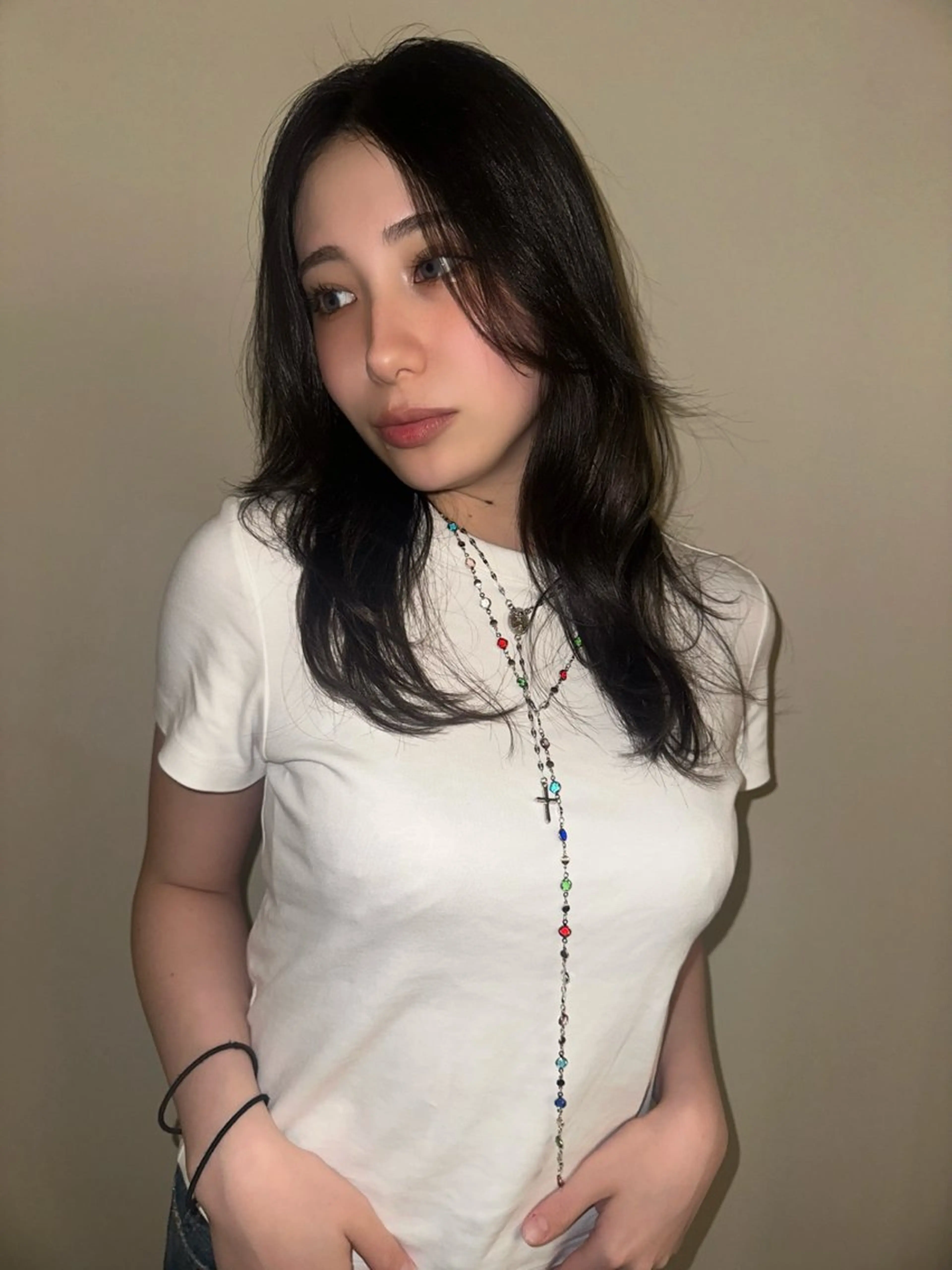 ロング そーた/メンズ/ デザインカラー/のヘアスタイル