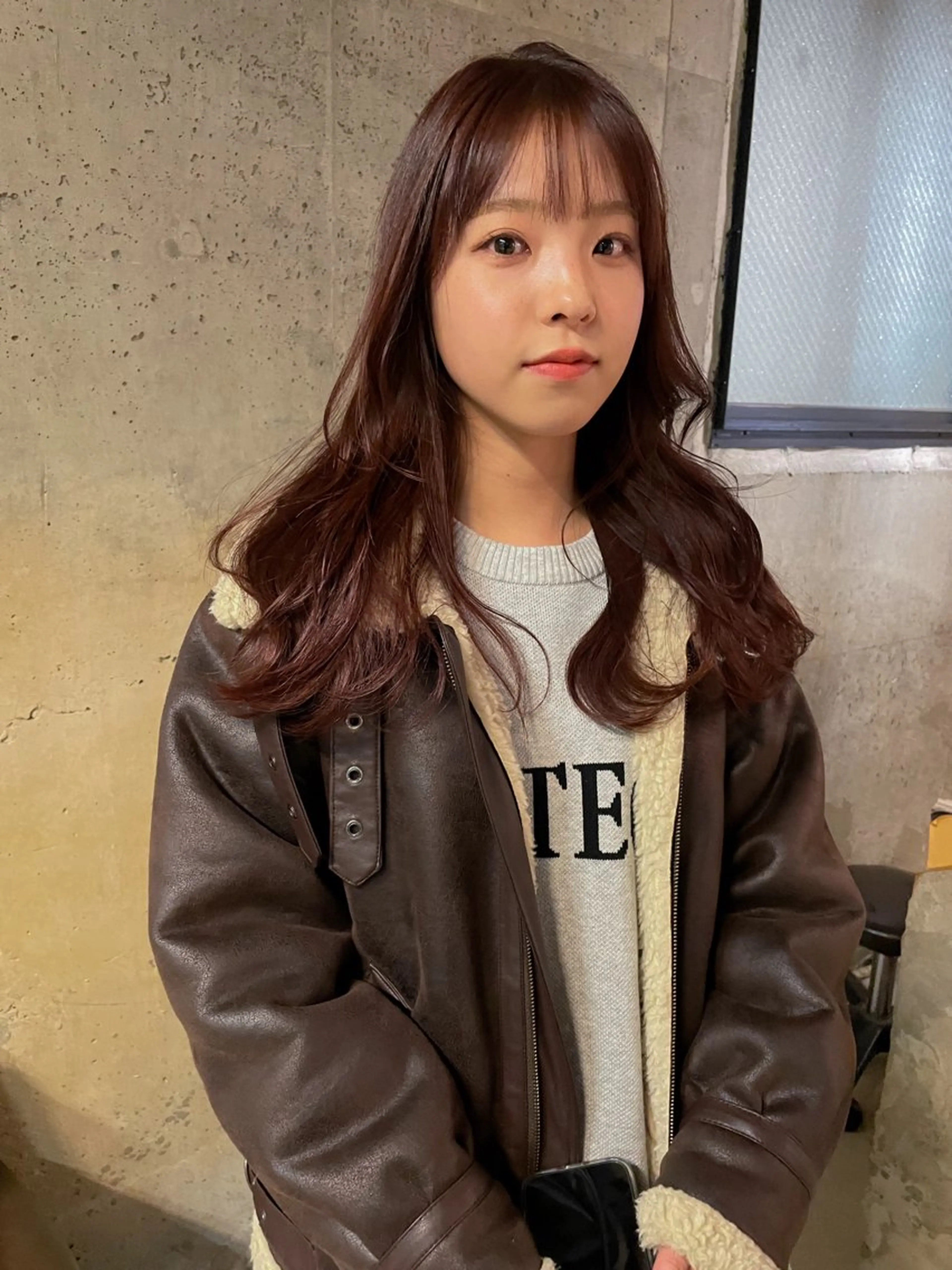 ロング カラー パーマ/レイヤー 岩山丈一郎のヘアスタイル