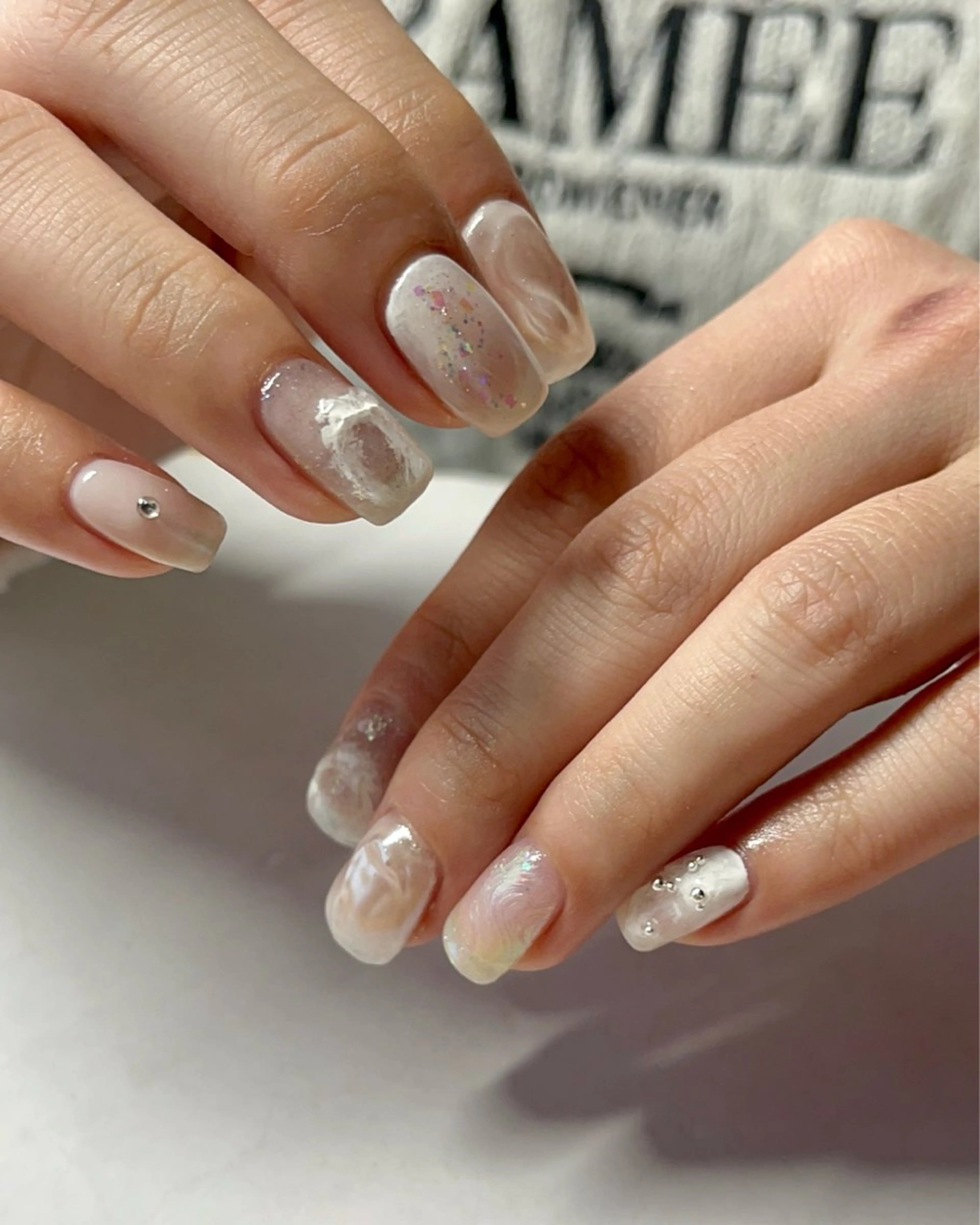 ネイル ハンドネイル MUKUTOU nail 　YUKIのネイルデザイン