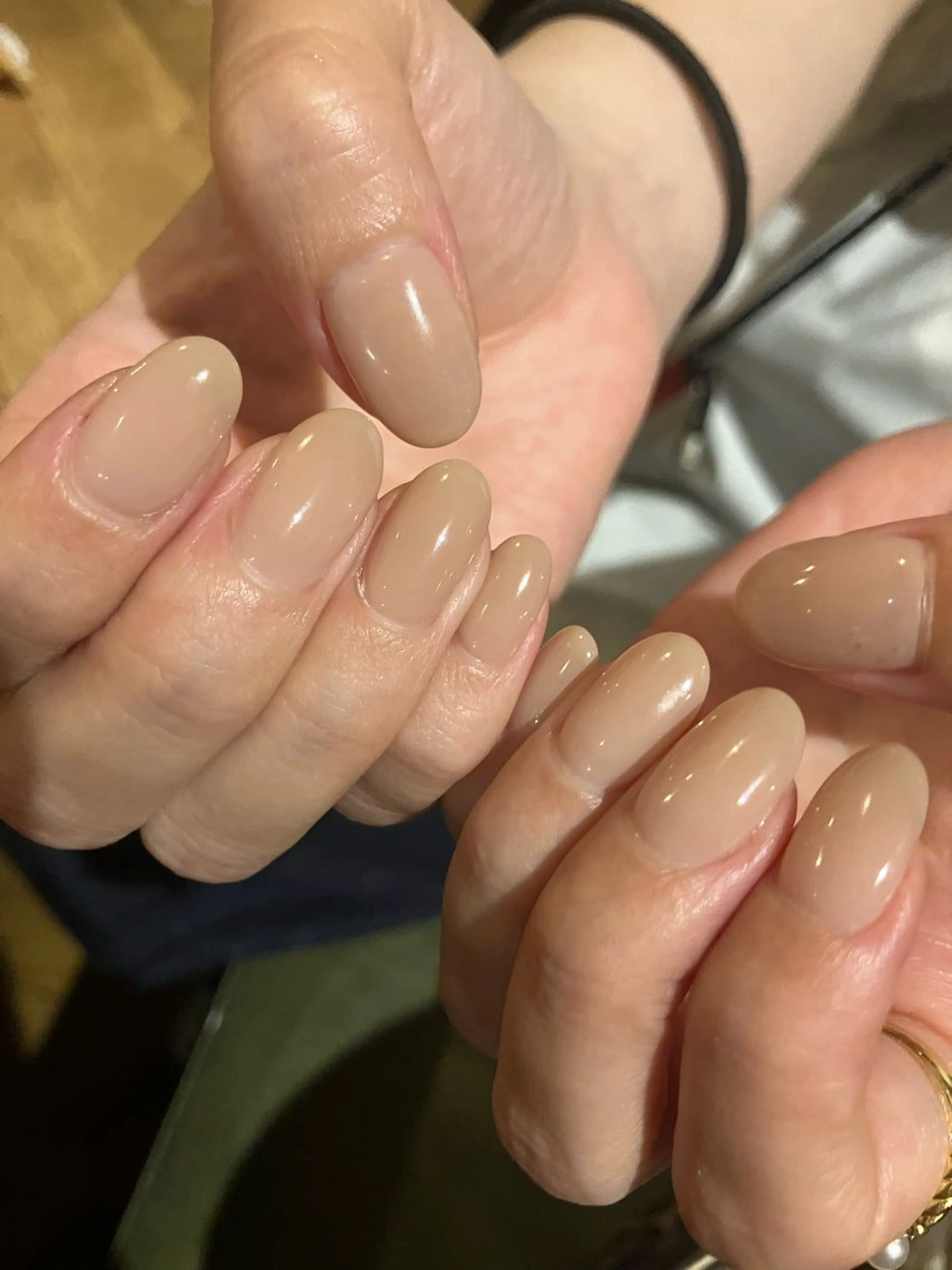 (オフィスネイル)ナチュラルカラーorグラデーション/オフなしの写真