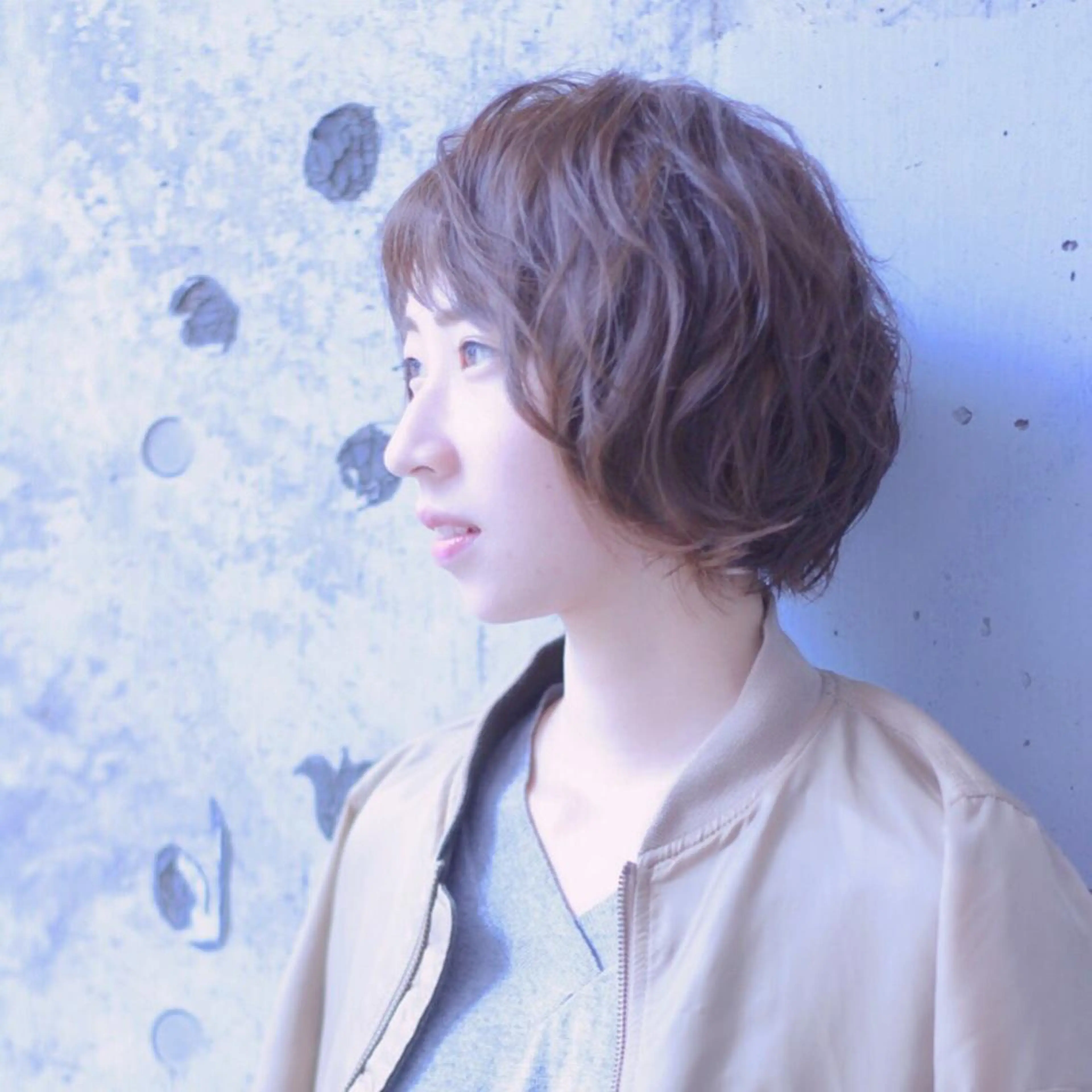 ショート カラー パーマ ボブ GOOD NEIGHBORS松戸店所属・✂︎ショートの匠✂︎ 坂巻 慶輔のヘアスタイル