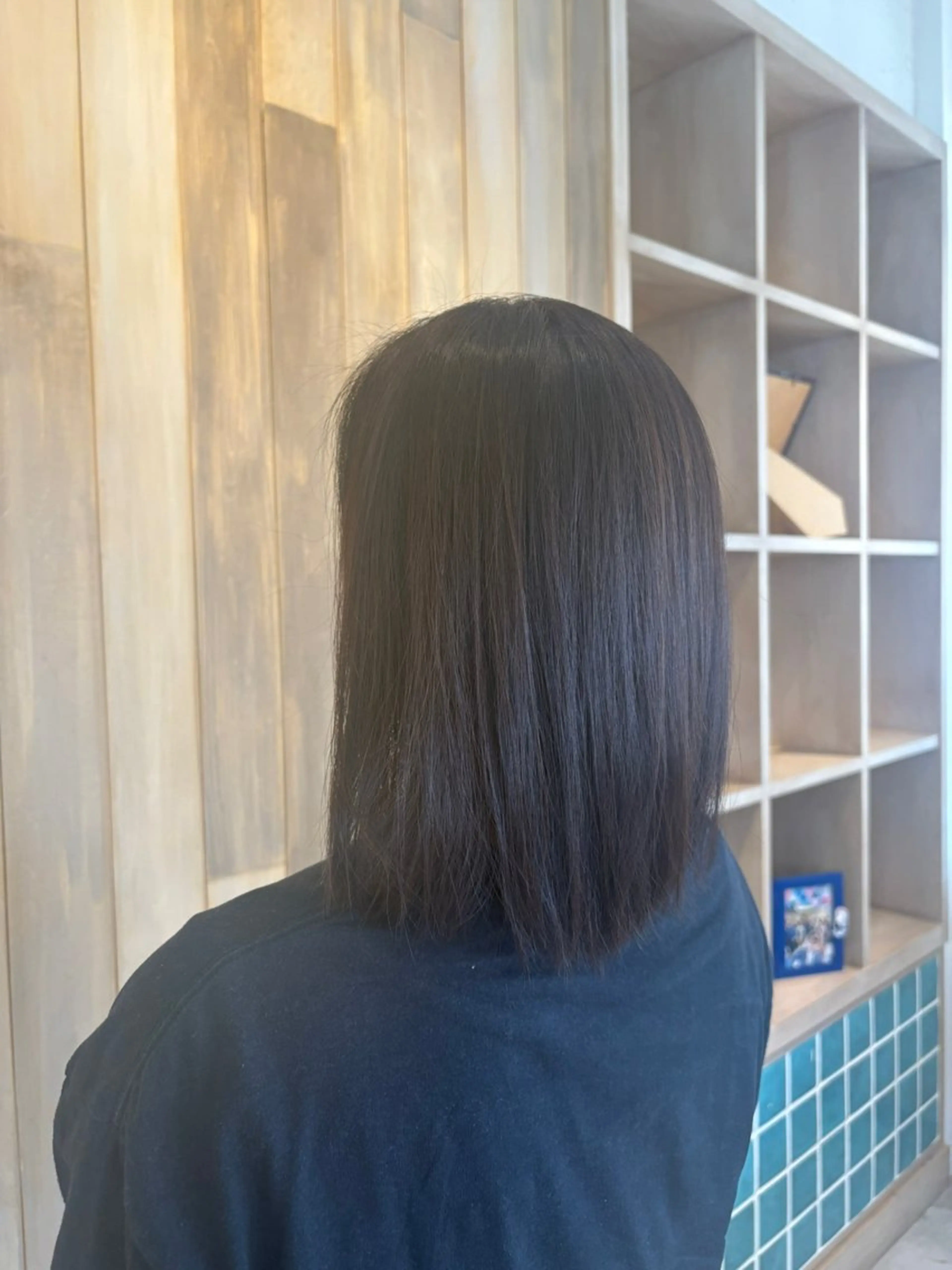 ミディアム カット トリートメント 池田 美紀のヘアスタイル