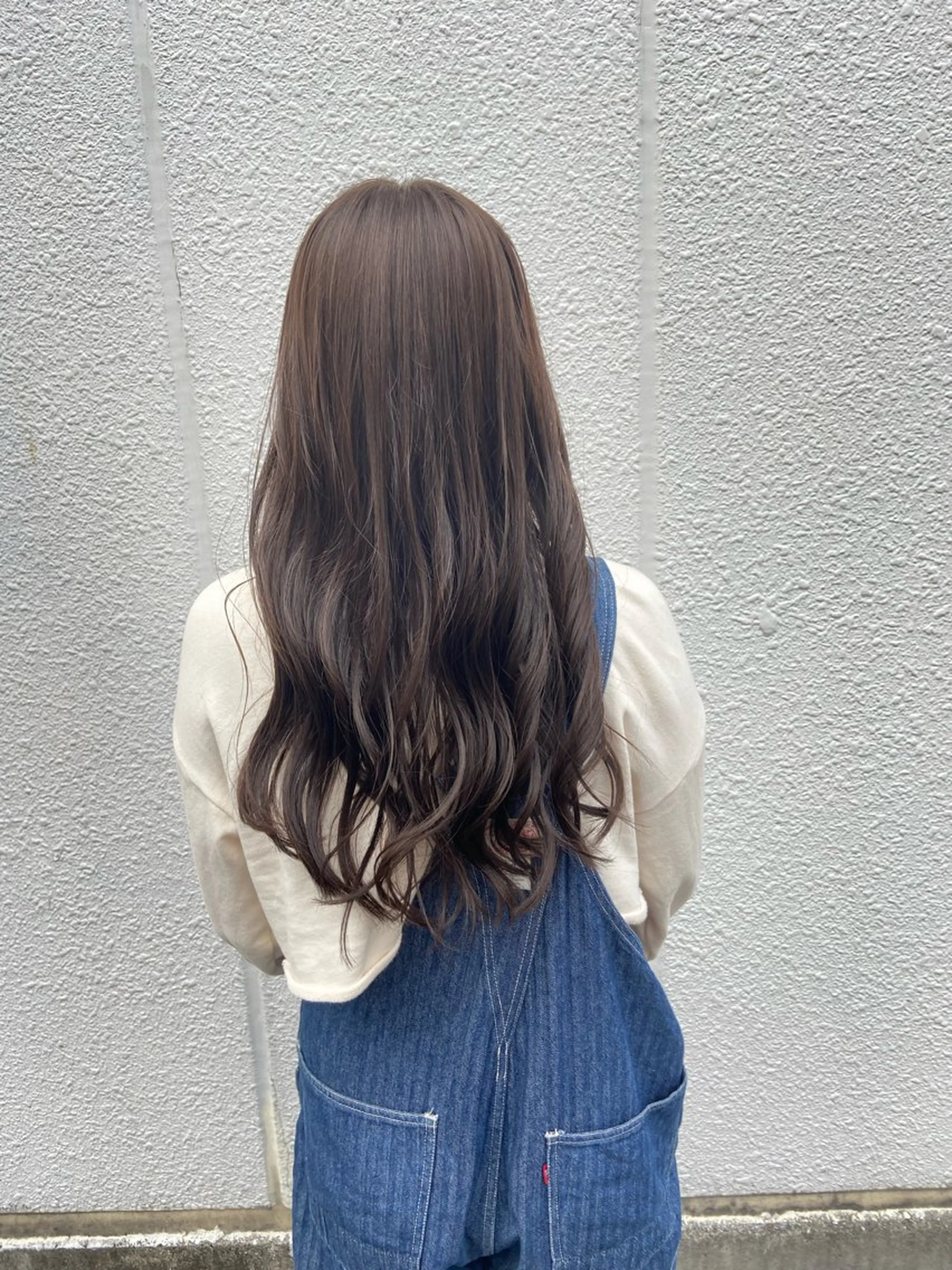 ロング カラー ヘアアレンジ ブリーチ ブラウンカラー ブリーチなしカラー ヘアカラー トリートメント カラーリスト💟草間 紫音💟のヘアスタイル