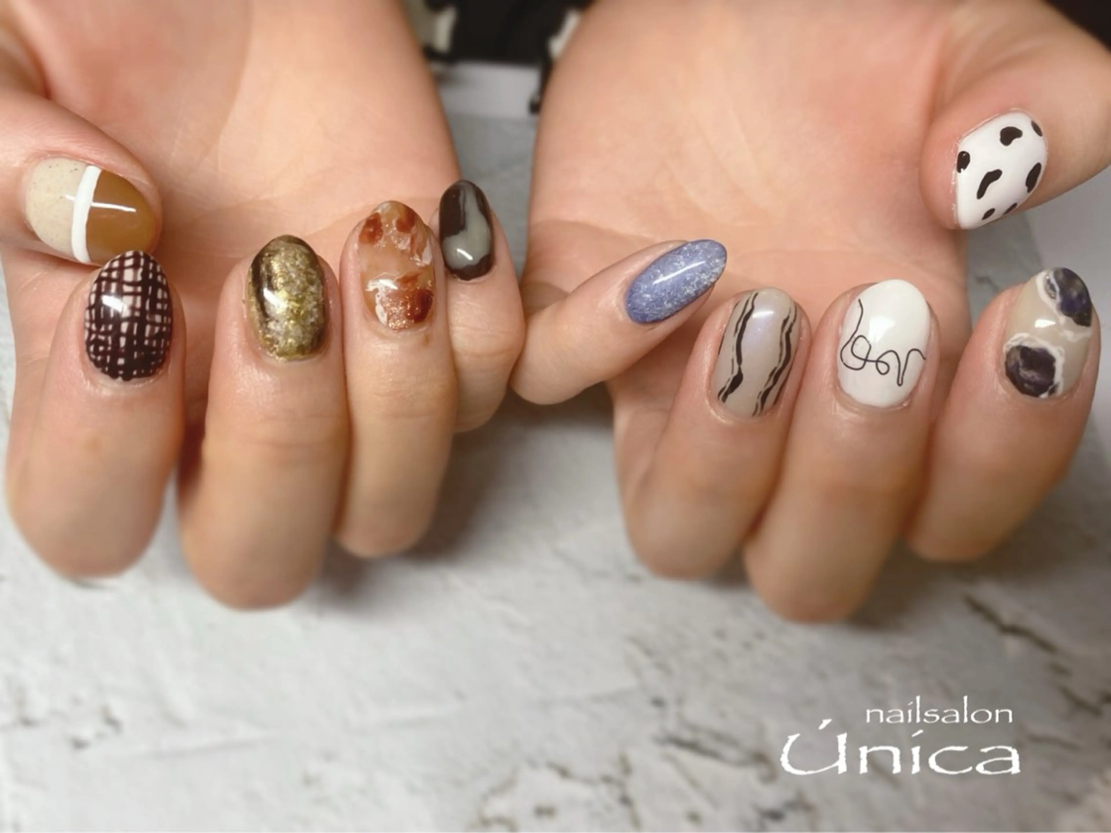 ネイル ハンドネイル nailsalon Única ウニカのネイルデザイン