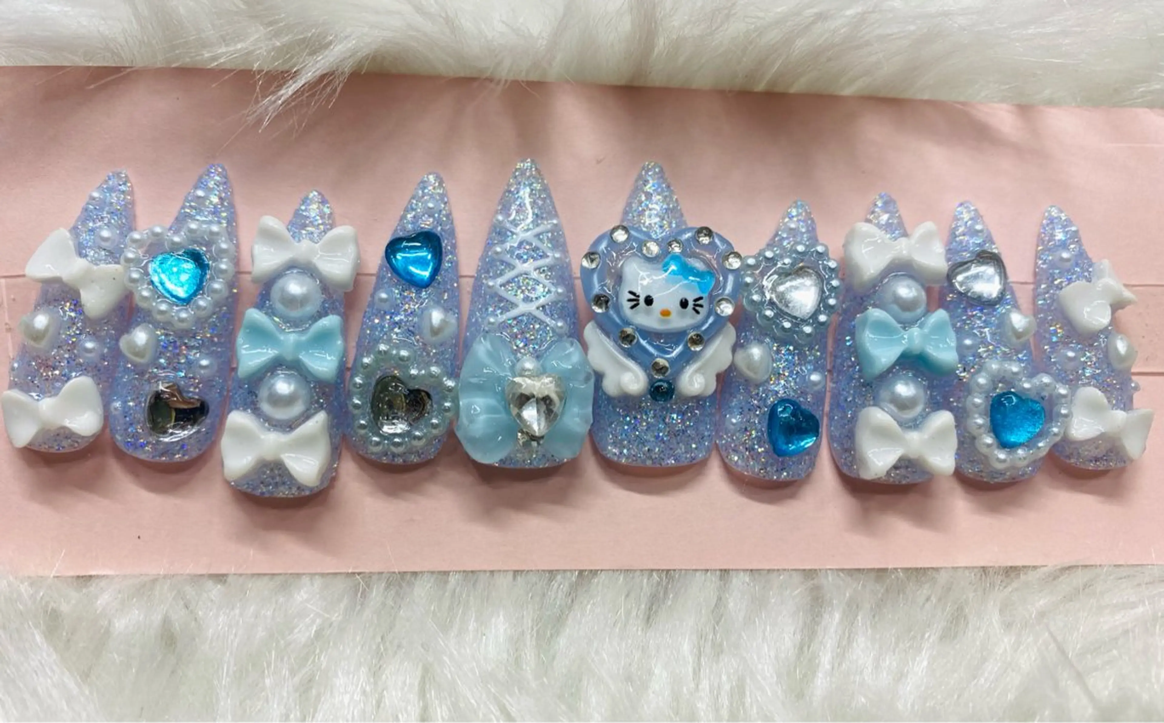 【150分 取り外しチップ】3dやり放題 成人式など15000円 Nail Tip&3d Designの写真