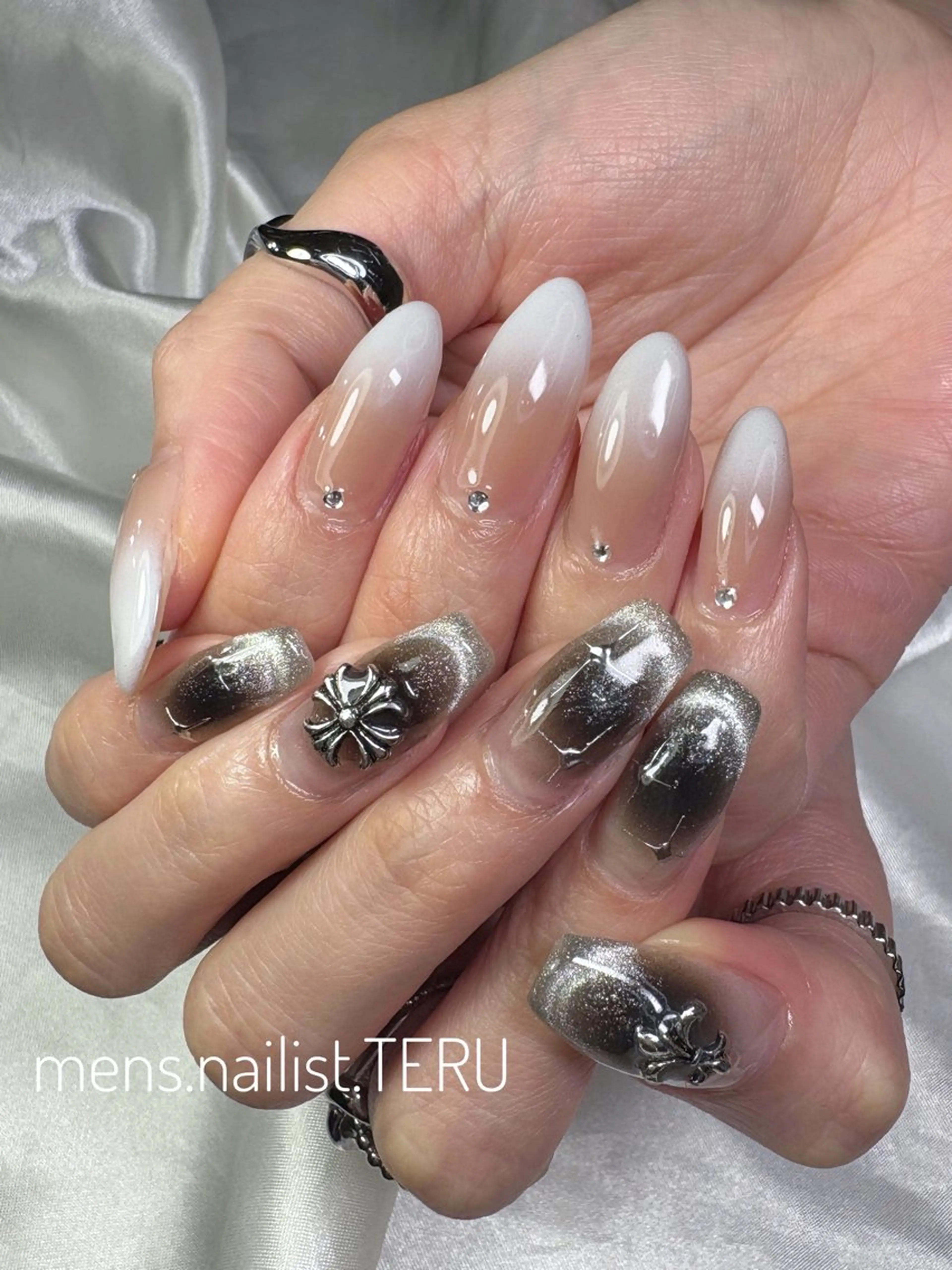 ネイル メンズネイル ハンドネイル nail salon ETERNAL所属・メンズネイリスト TERUのネイルデザイン