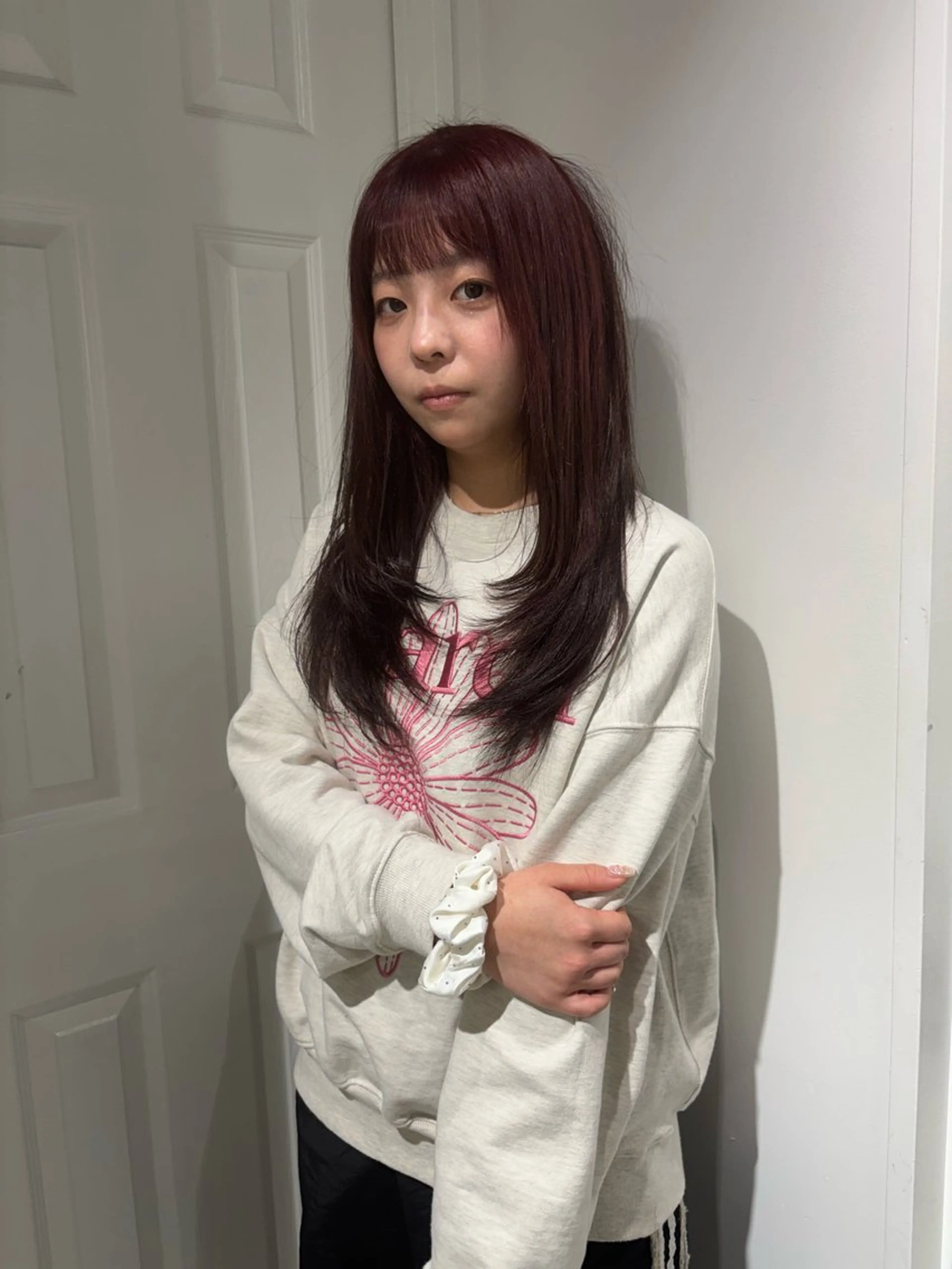 ロング カラー ブリーチ ケアブリーチ デザインカラー ダブルカラー イヤリングカラー ヘアカラー ギャルカラー/メンズ /ハイトーン/つばさのヘアスタイル