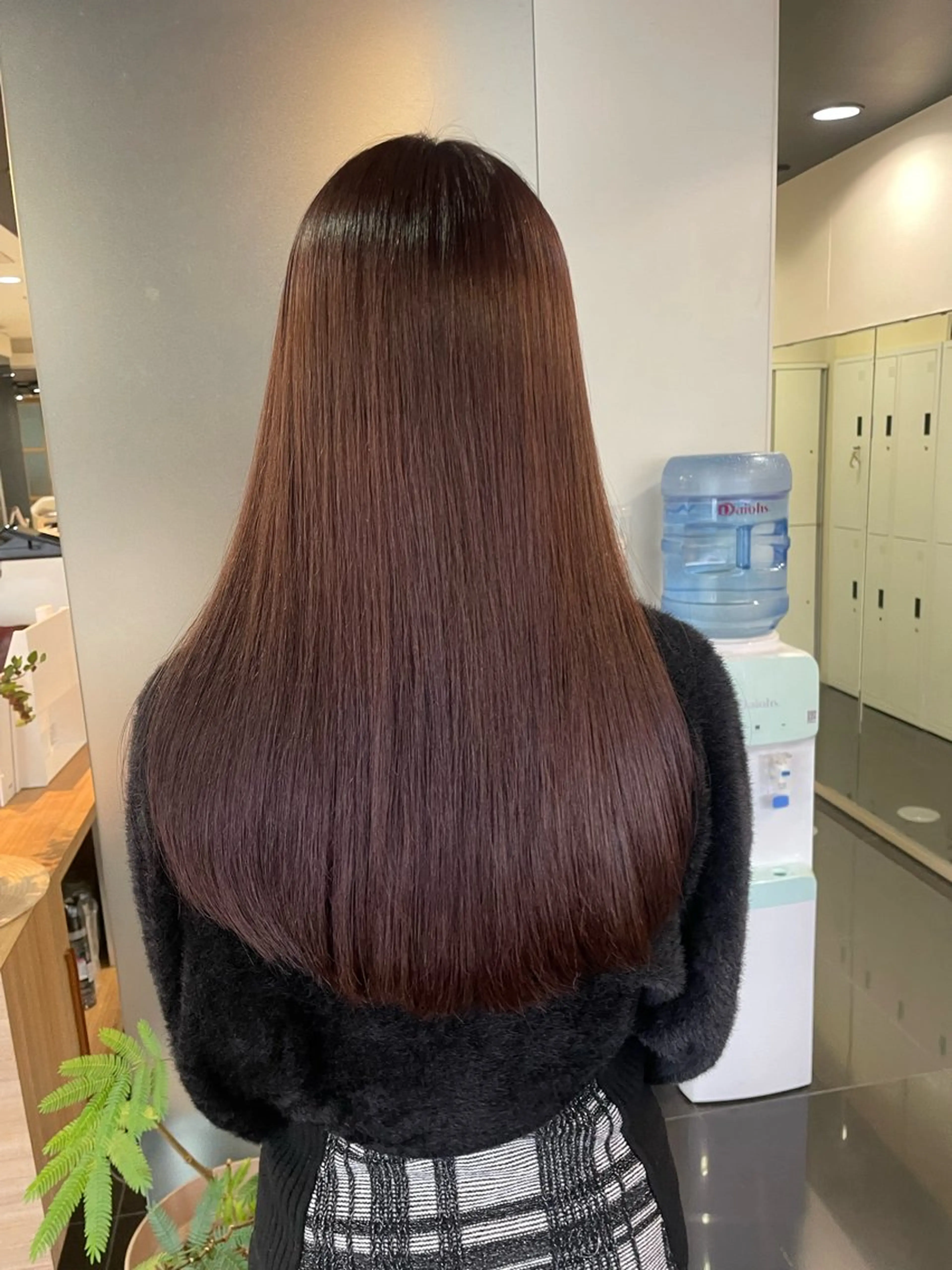 セミロング カラー ヘアカラー トリートメント ハイトーン/パーソナ ルカラー診断・ユキノのヘアスタイル