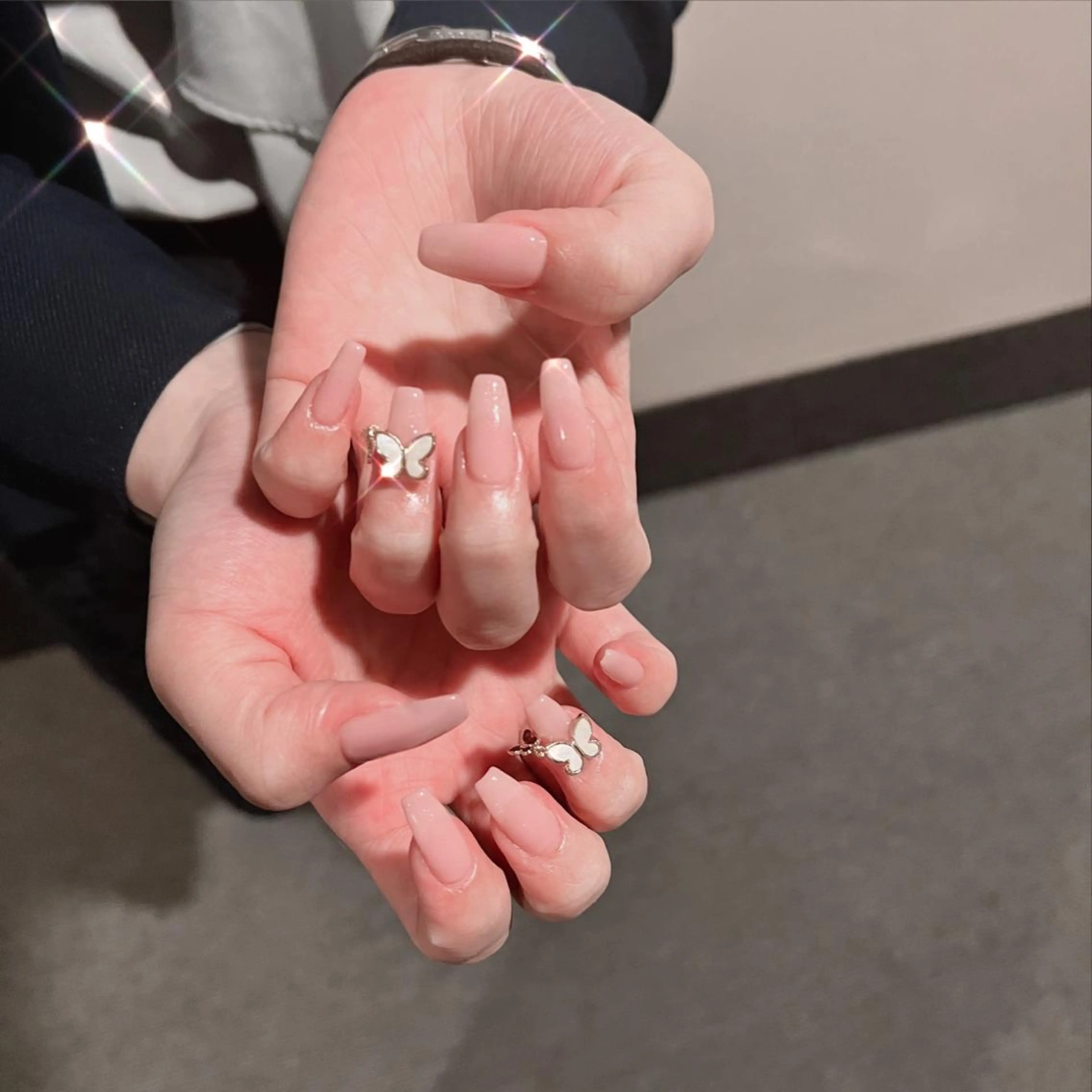 ネイル オーロラネイル フットネイル フレンチネイル ジェルネイル 韓国ネイル ハンドネイル ハンドケア EN nailsalon所属・【ENサロン】 Rei🎀Nailのネイルデザイン