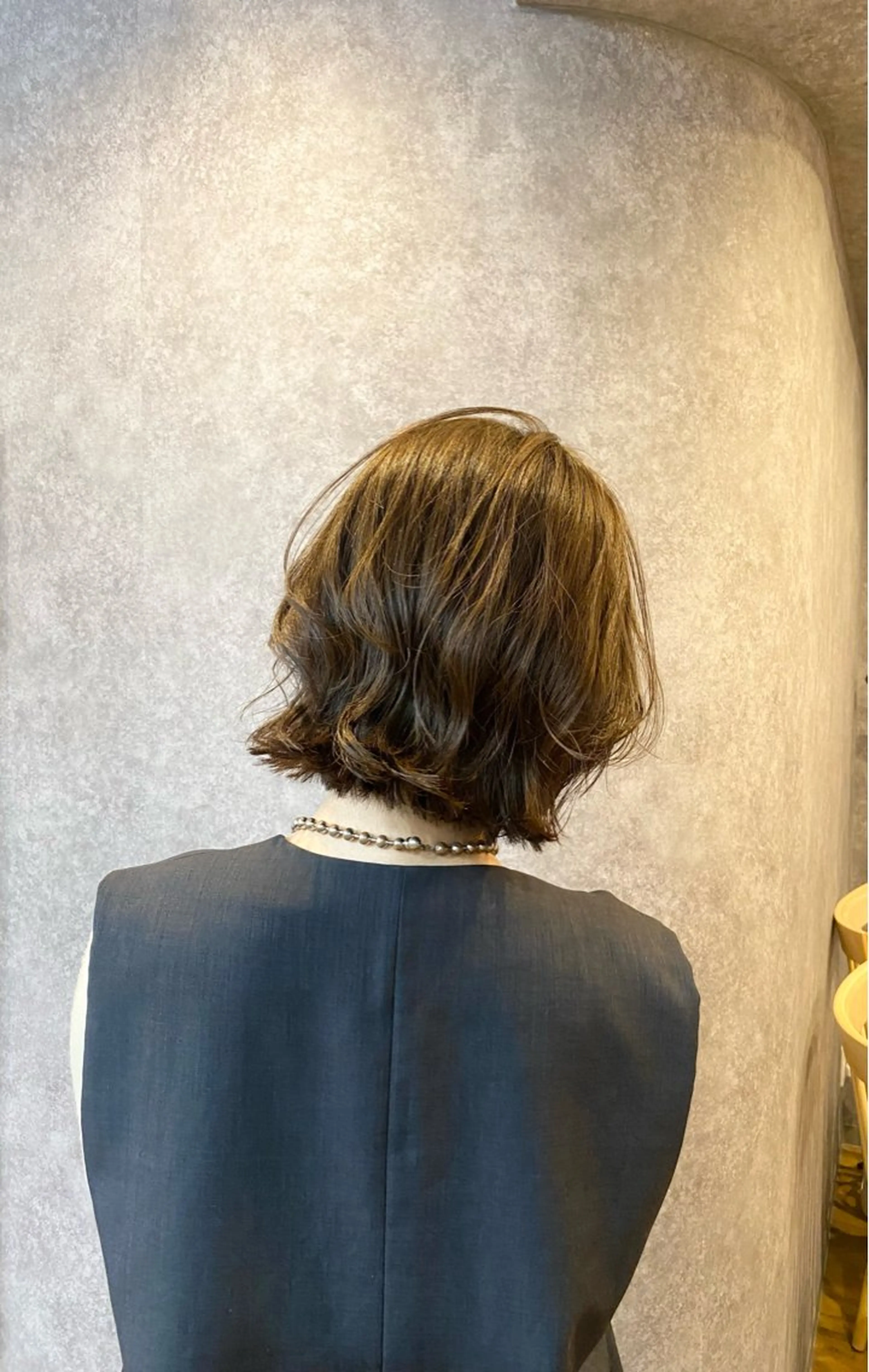 ショート カラー ベージュカラー 透明感カラー ボブ くびれヘア レイヤーカット cocoa船橋所属・船橋レイヤーカット 川緑　一吹のヘアスタイル