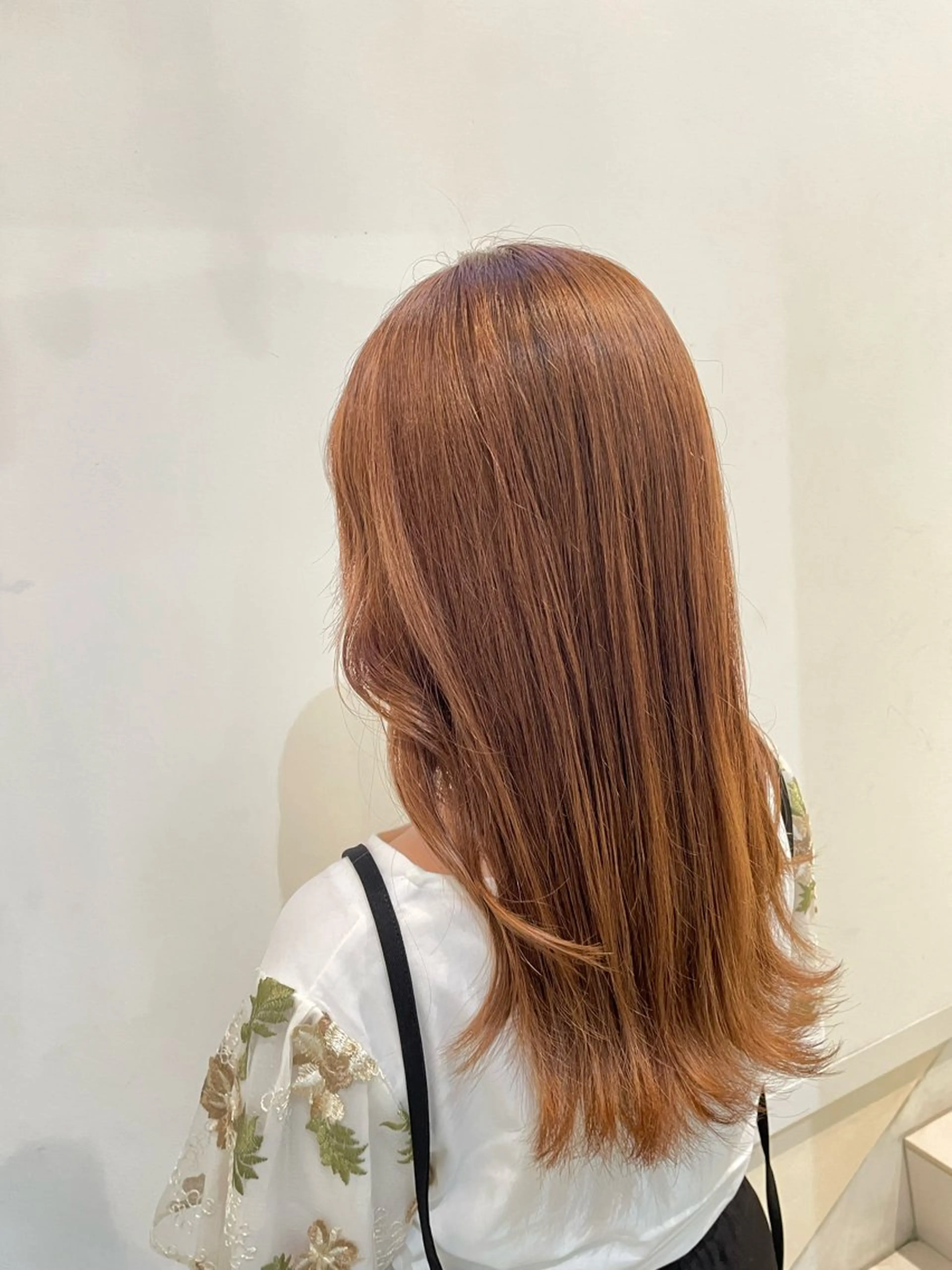 ロング カラー カット ヘアカラー トリートメント 髪質改善カラー🤍 エクステ✨君島由実子のヘアスタイル