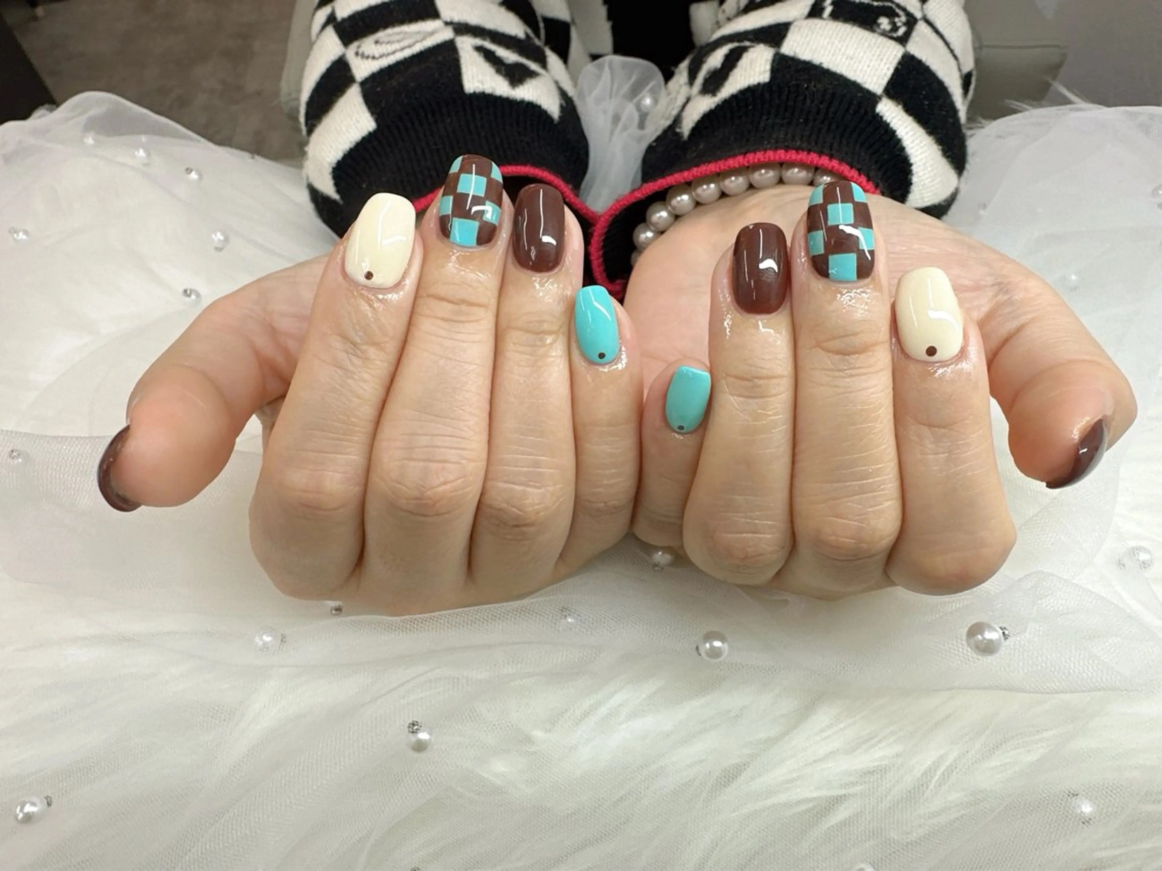 ネイル バレンタイン ハンドネイル MIKIネイル YUKAのネイルデザイン