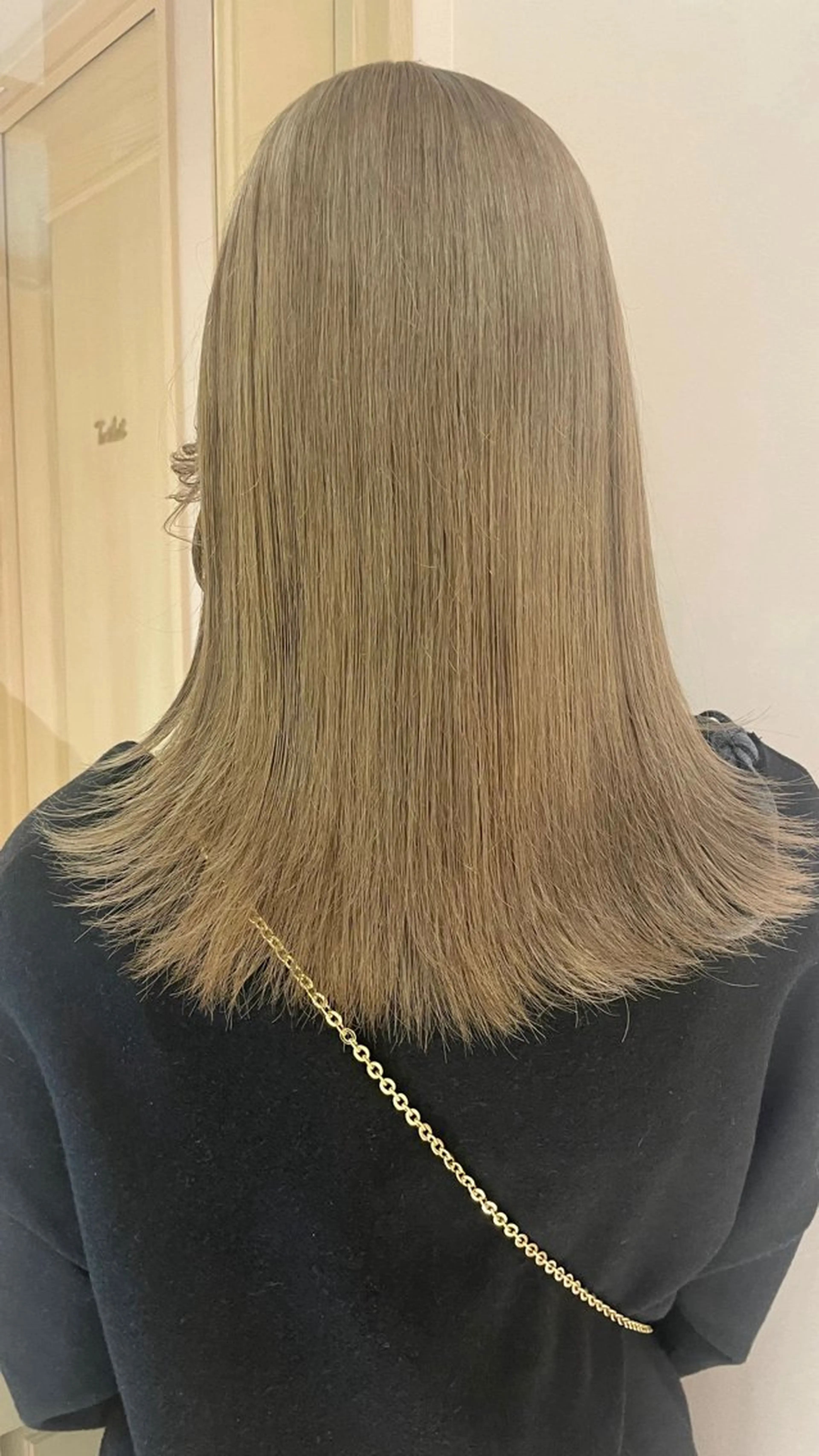 セミロング ヘアカラー トリートメント ヘッドスパ マホ/日吉/髪質改善 /レイヤー/ガーリーのヘアスタイル