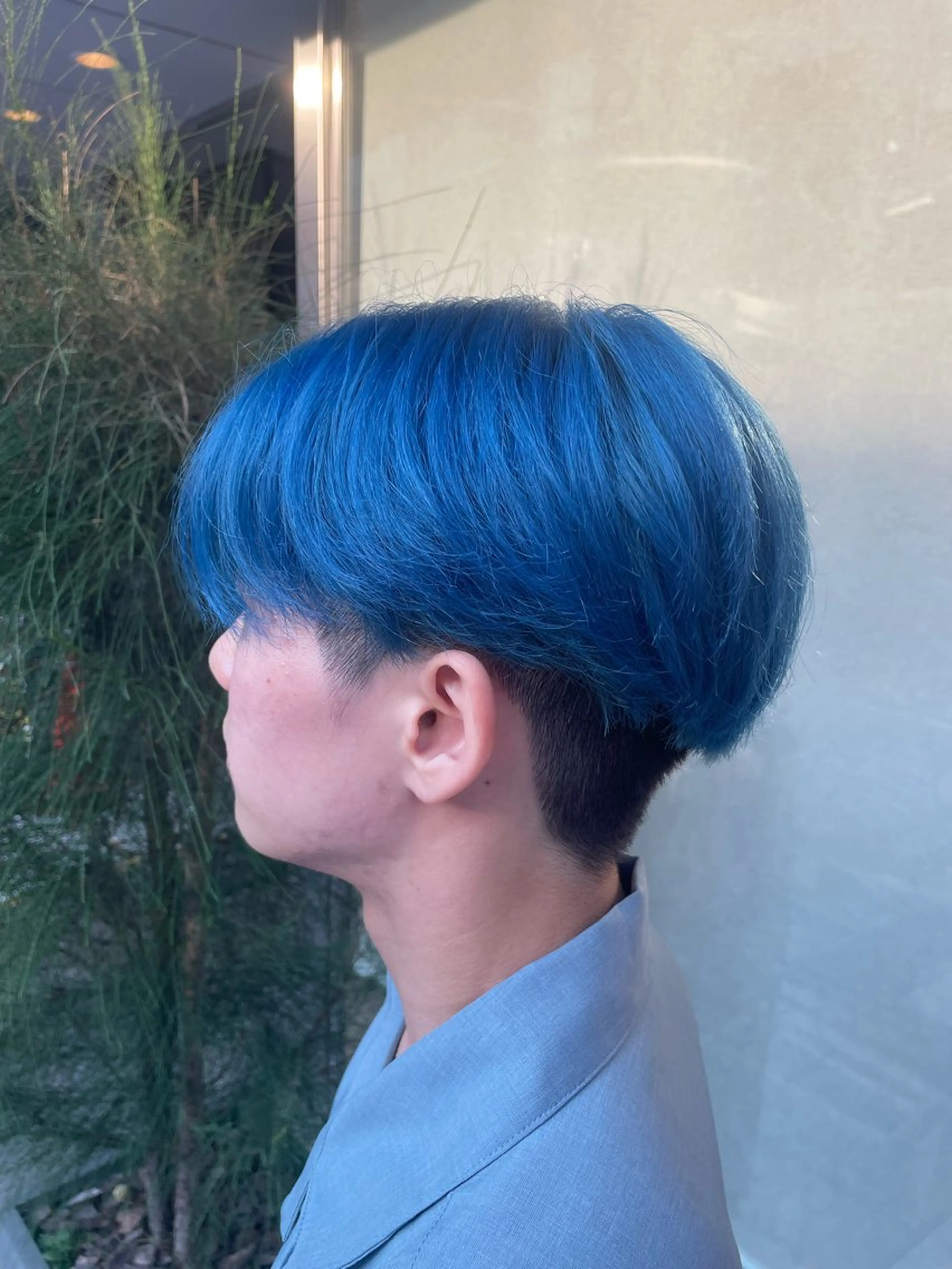 ショート カラー メンズ メンズブリーチ フェードカット メンズ韓国風 メンズメッシュ マッシュ カラーモデル⚡️ REONのヘアスタイル