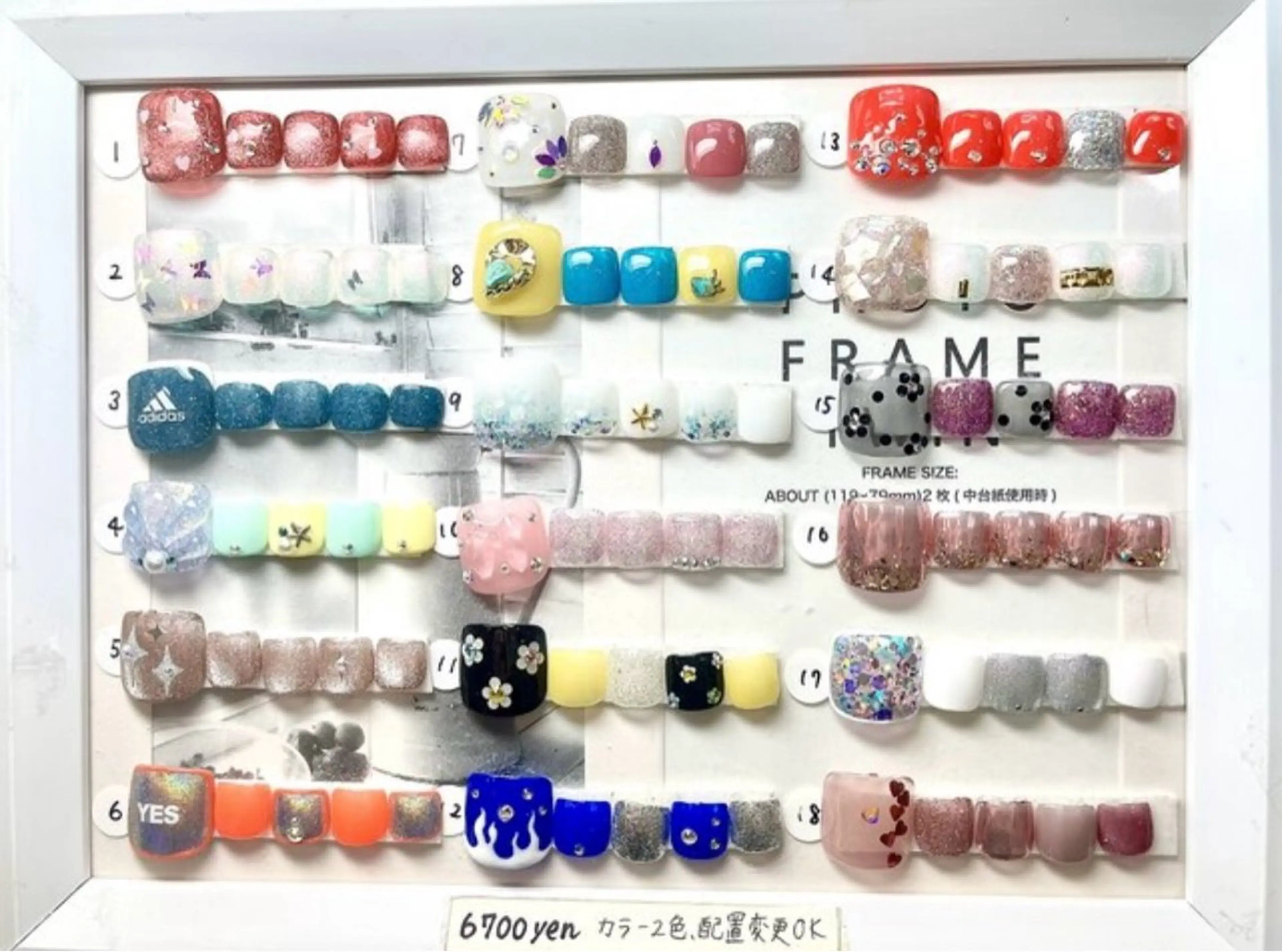 ネイル フットネイル Queennail 北堀江AYAのネイルデザイン