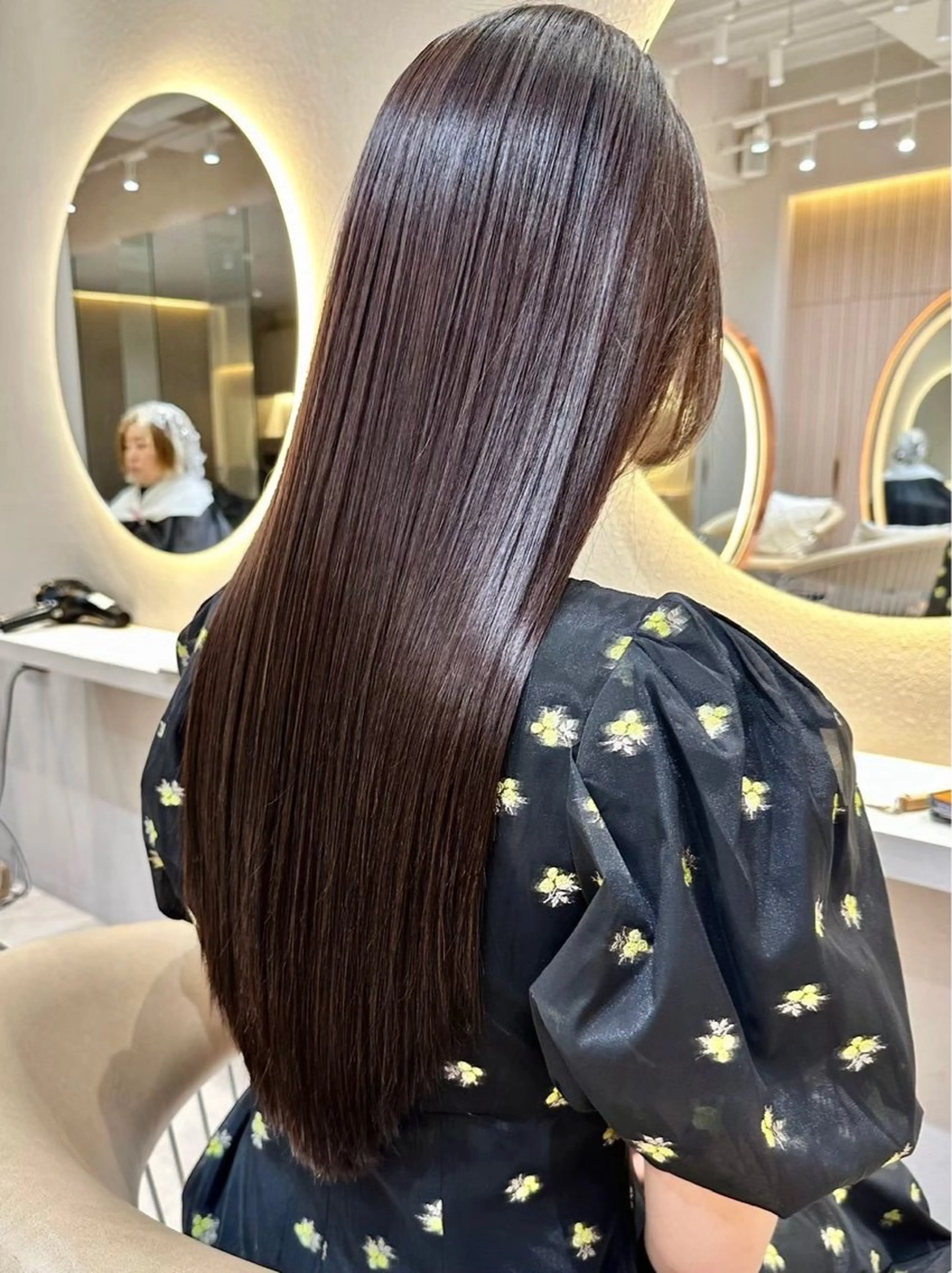 ミディアム ❤️ブリーチなし💚 ダブルカラー平野実花のヘアスタイル