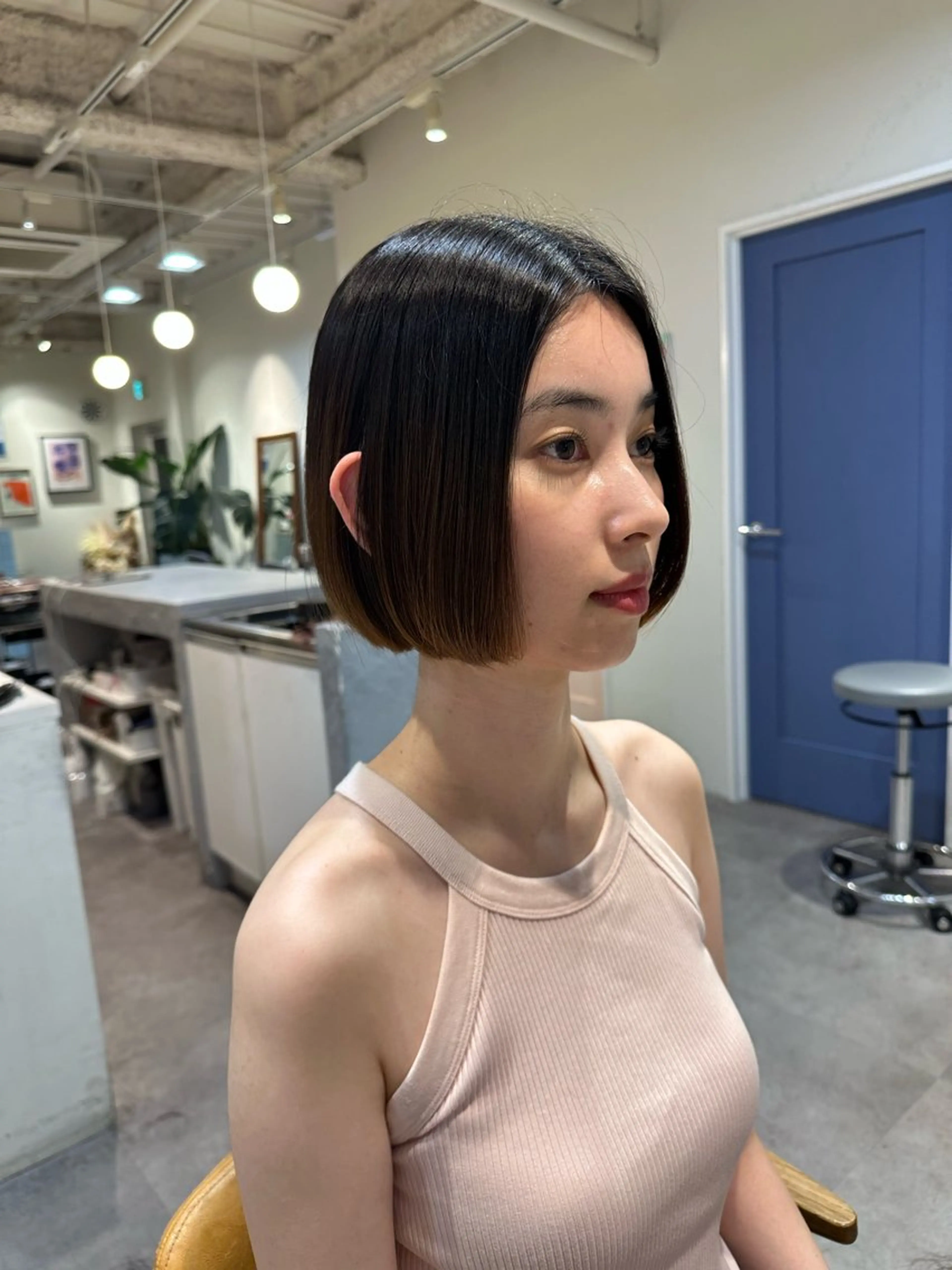 ショート roka  harajuku所属・HANAME カットモデル募集のヘアスタイル