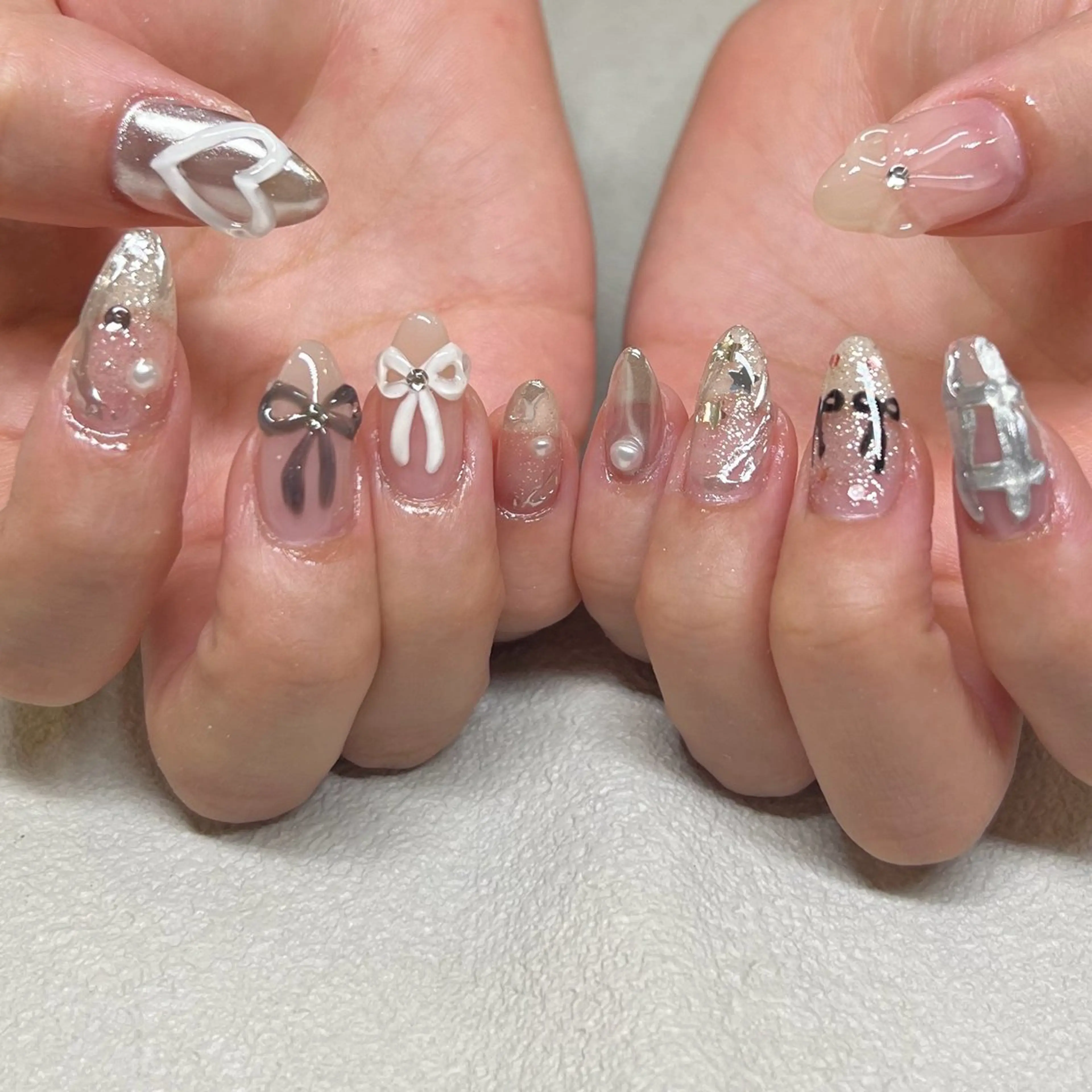 ネイル ハンドネイル maison de NALI ୨ৎ 鶴田のネイルデザイン