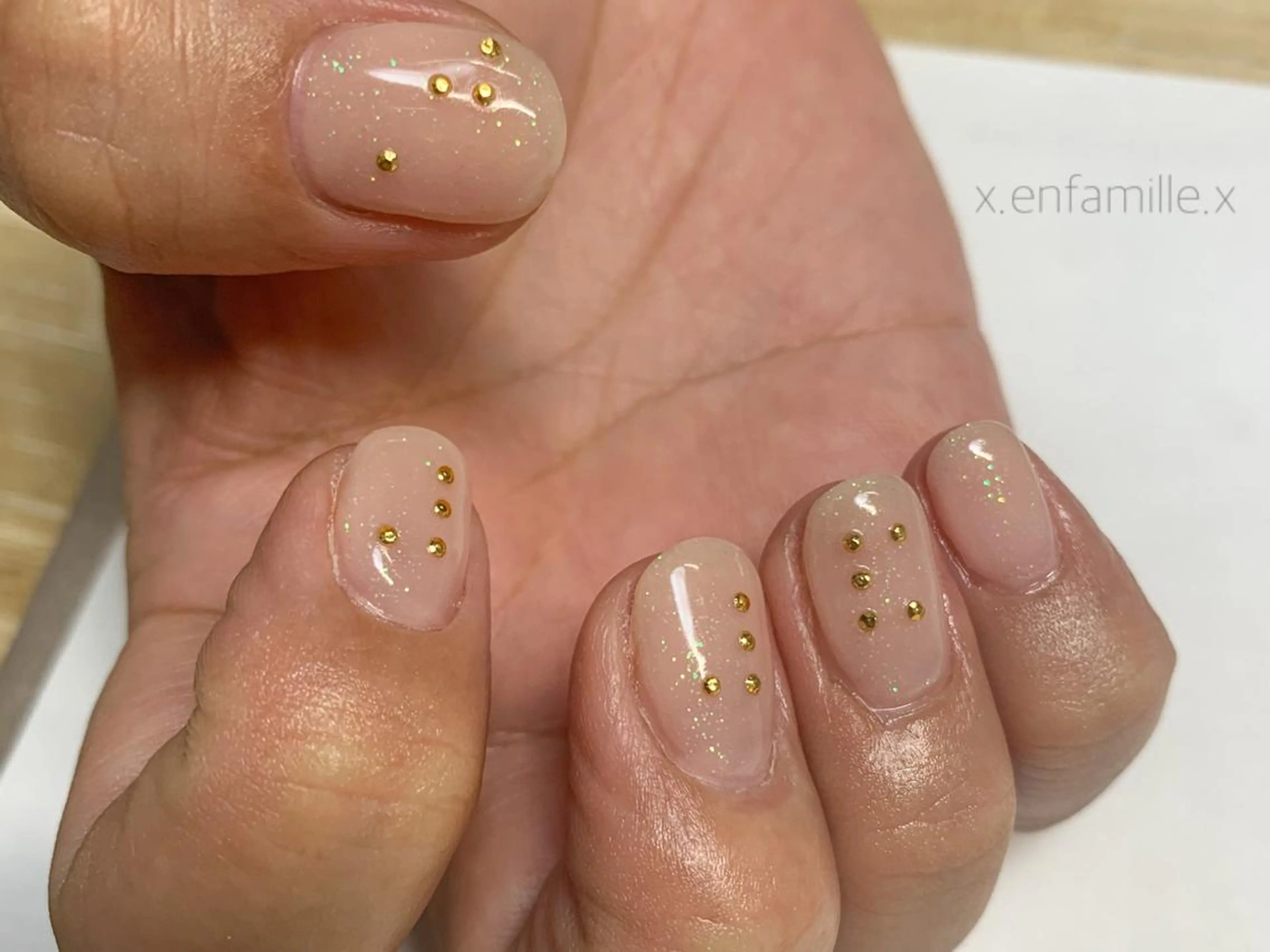 ネイル ハンドネイル nail salon en familleのネイルデザイン