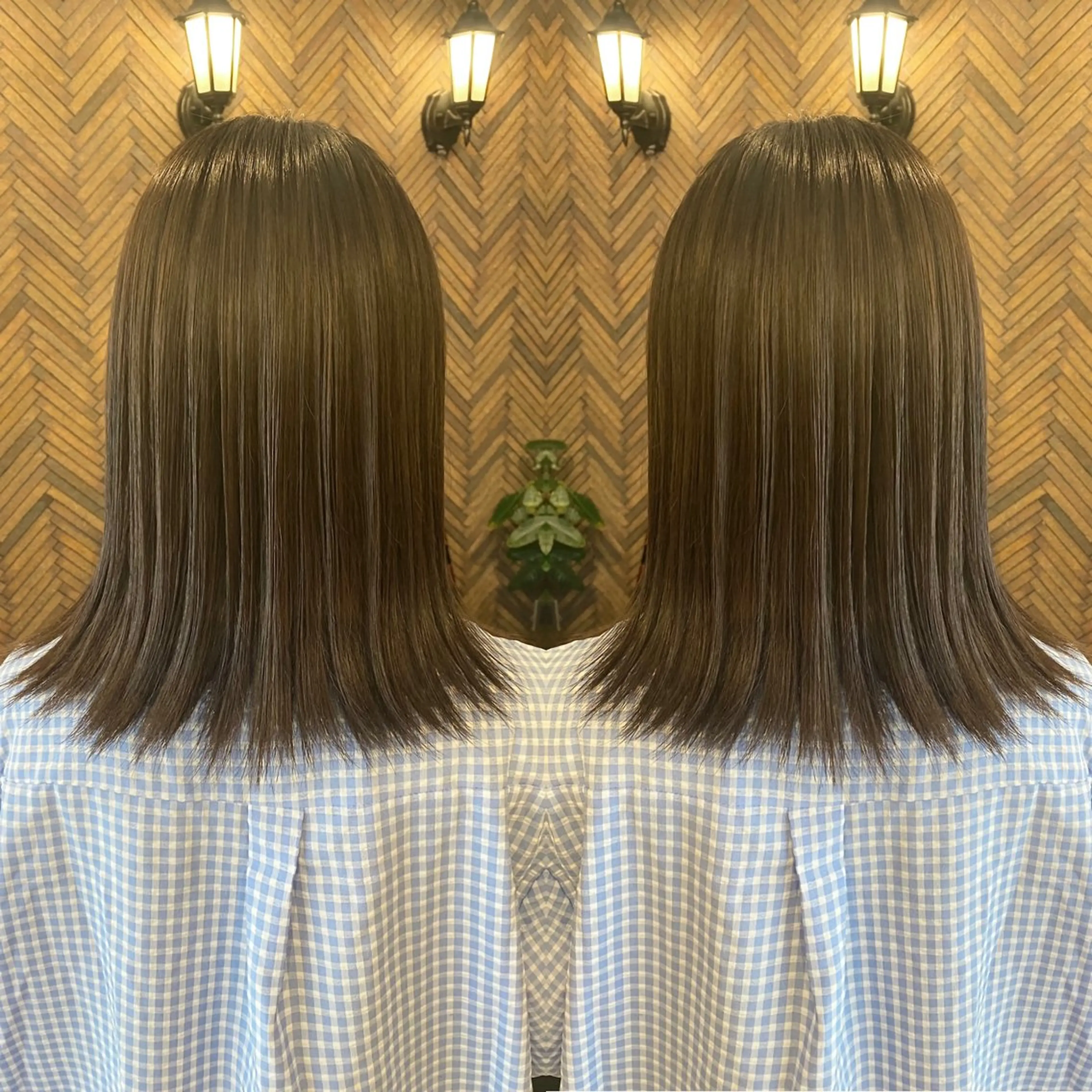 ミディアム カラー カット トリートメント tocca 💜石田愛結💜のヘアスタイル