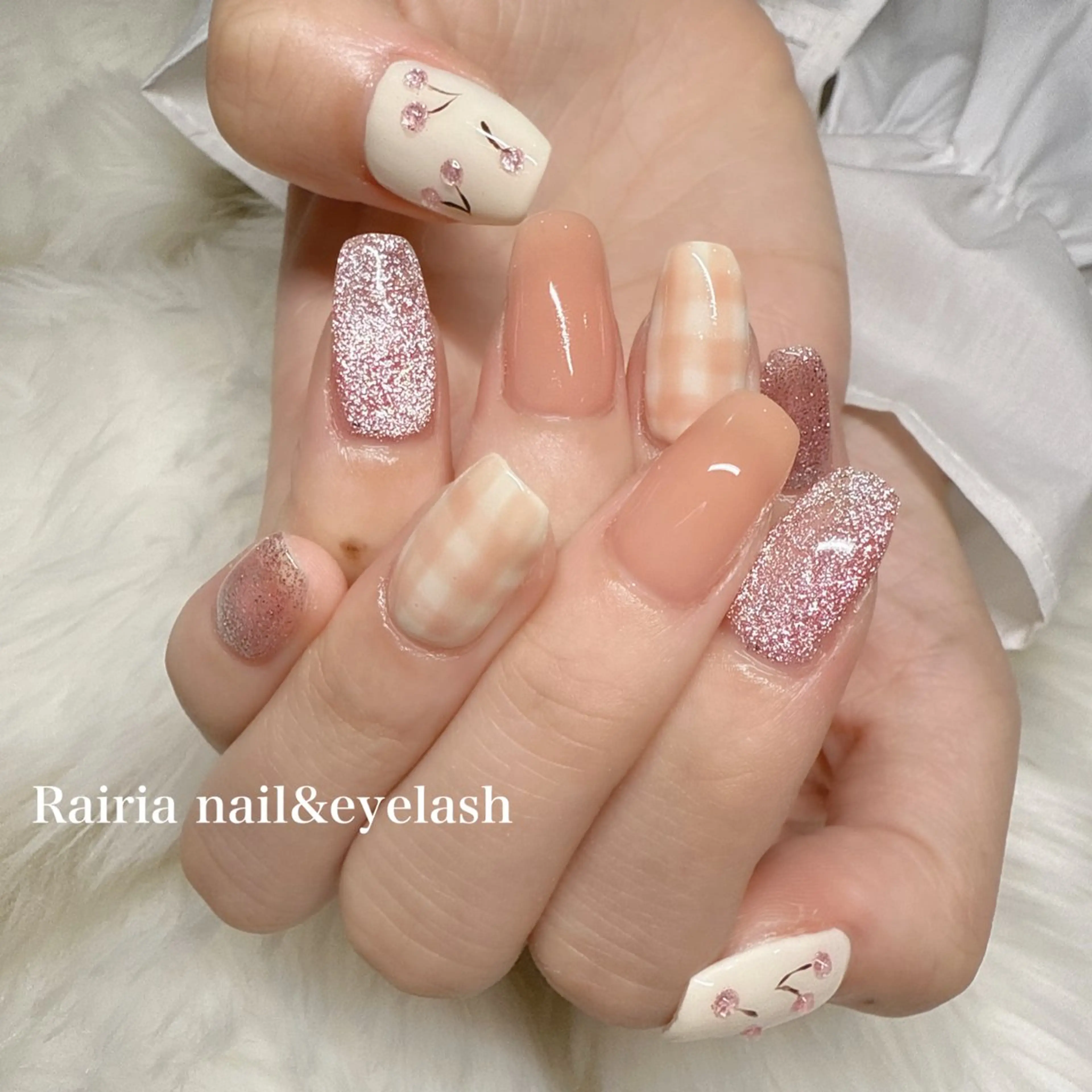 ネイル ハンドネイル Rairia   nail所属・屋敷 理奈のネイルデザイン